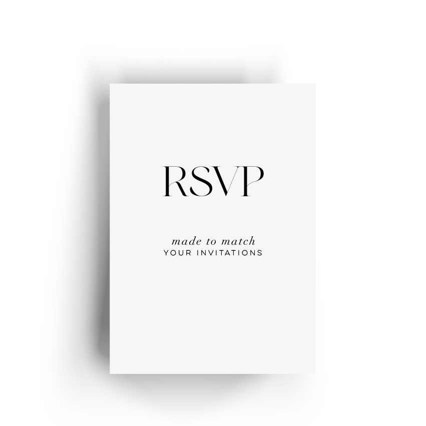 Add matching RSVP Card: