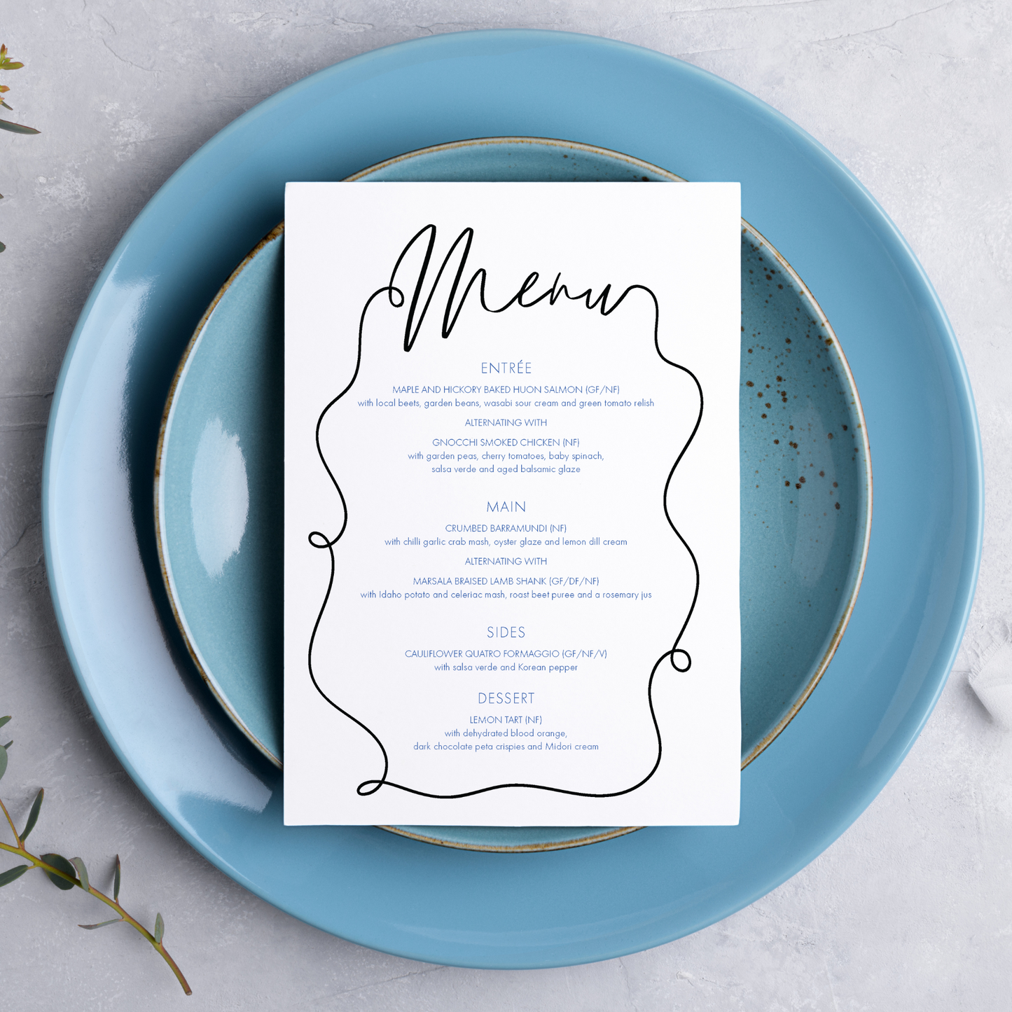 Ribbon | Guest Menu