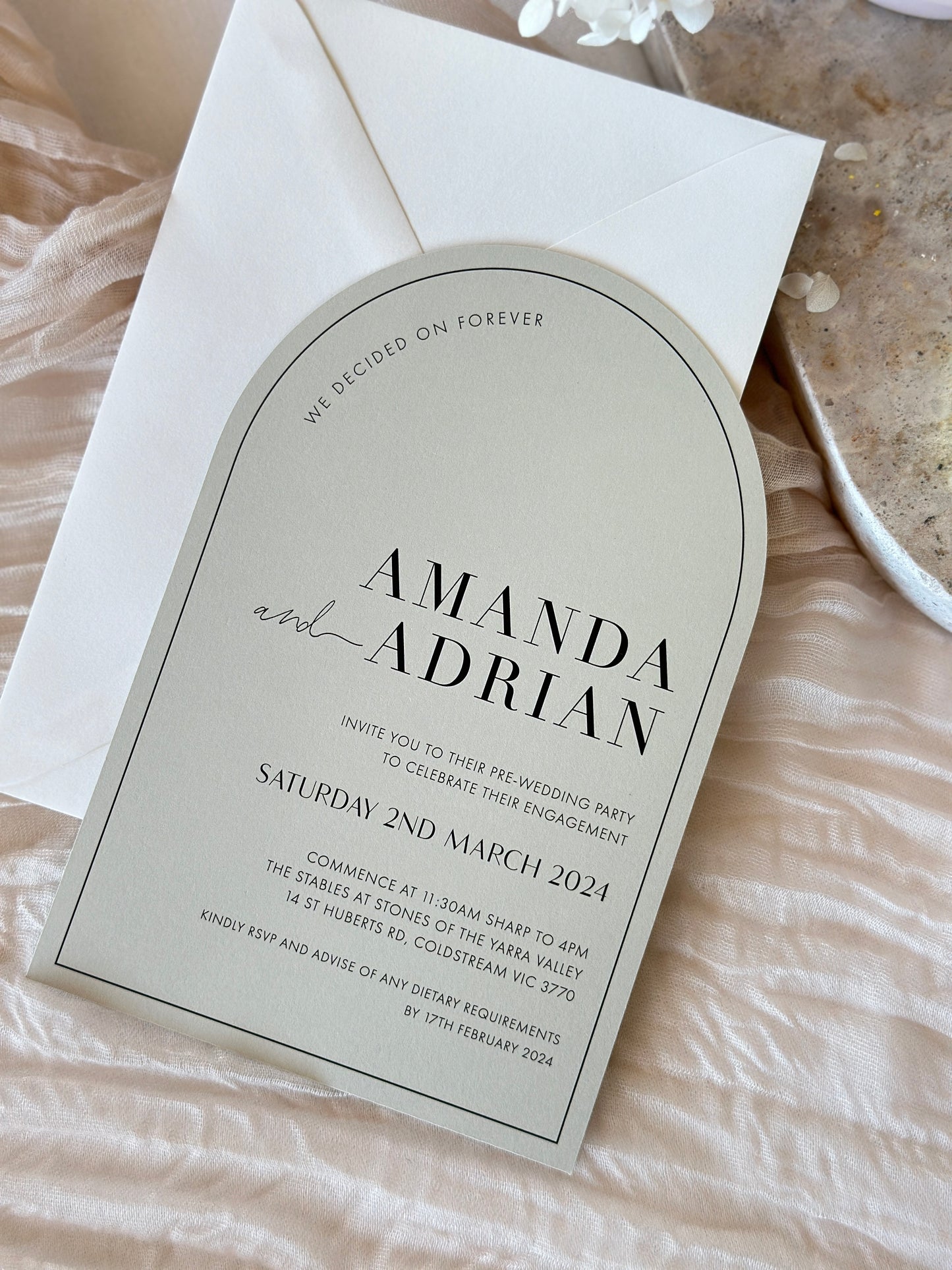 Amanda | Engagement Invitation
