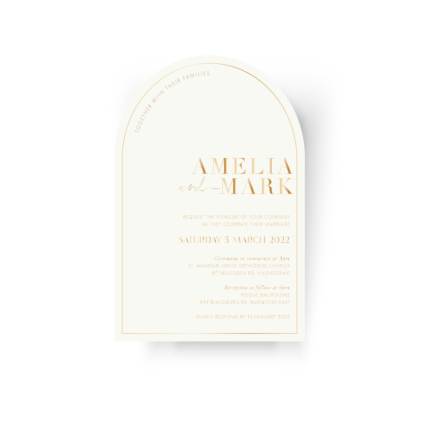 Amelia | Wedding Invitation