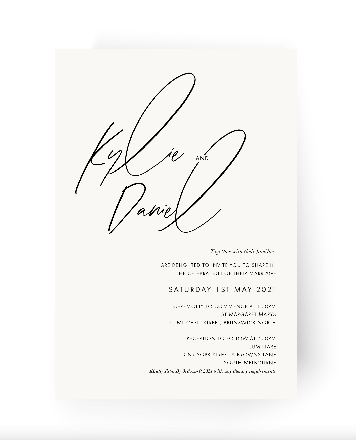 Kylie | Wedding Invitation