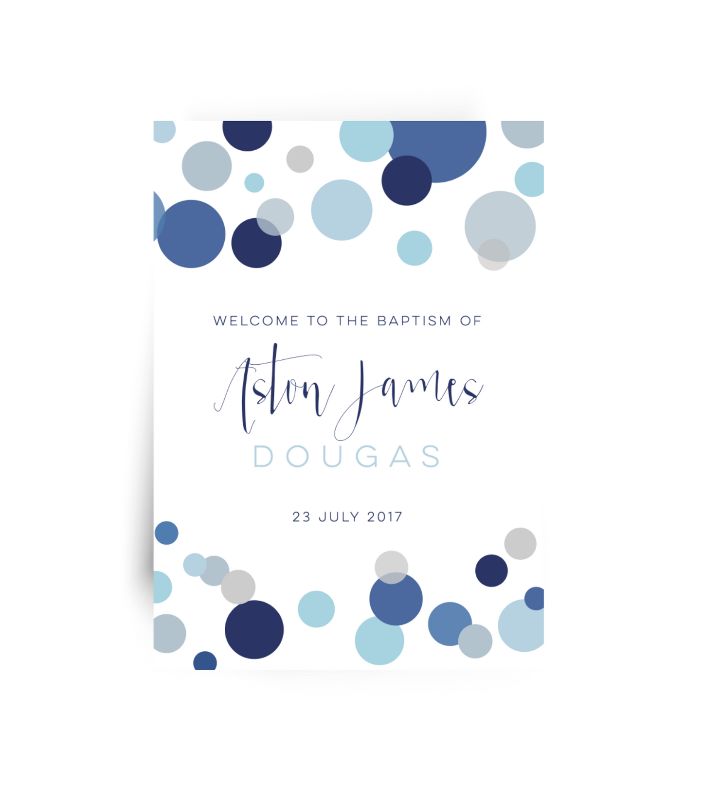 Aston | Welcome Board
