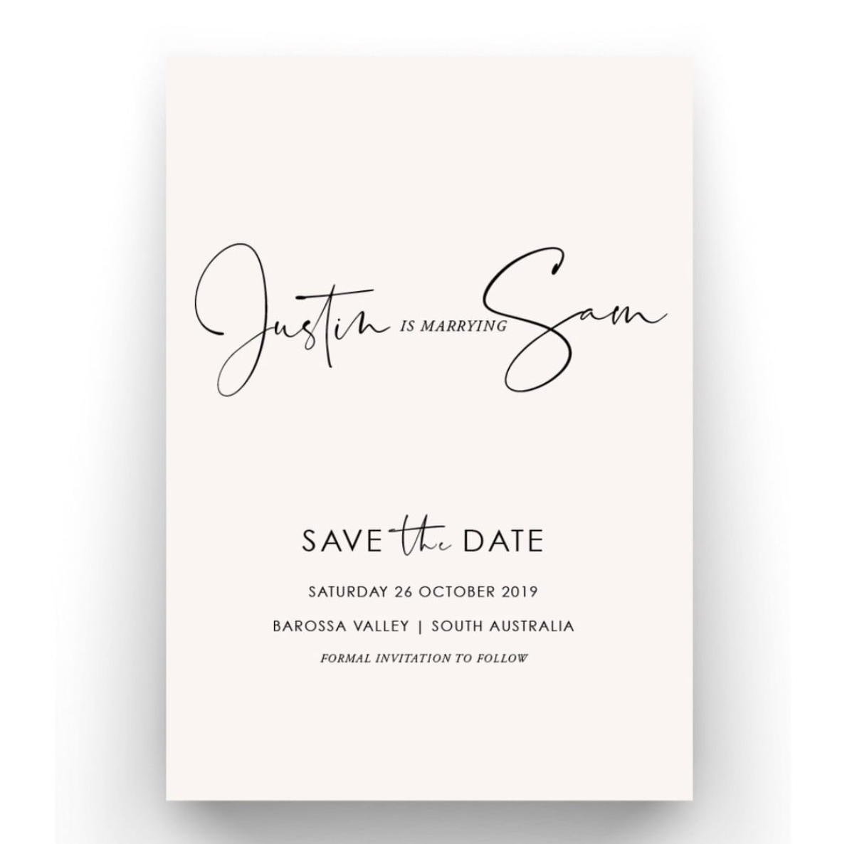 Samantha | Save the Date Invitation