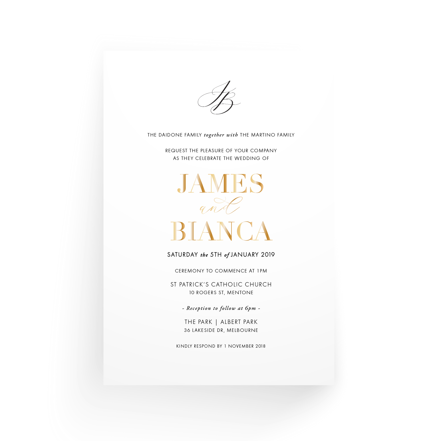 Jane | Wedding Invitation
