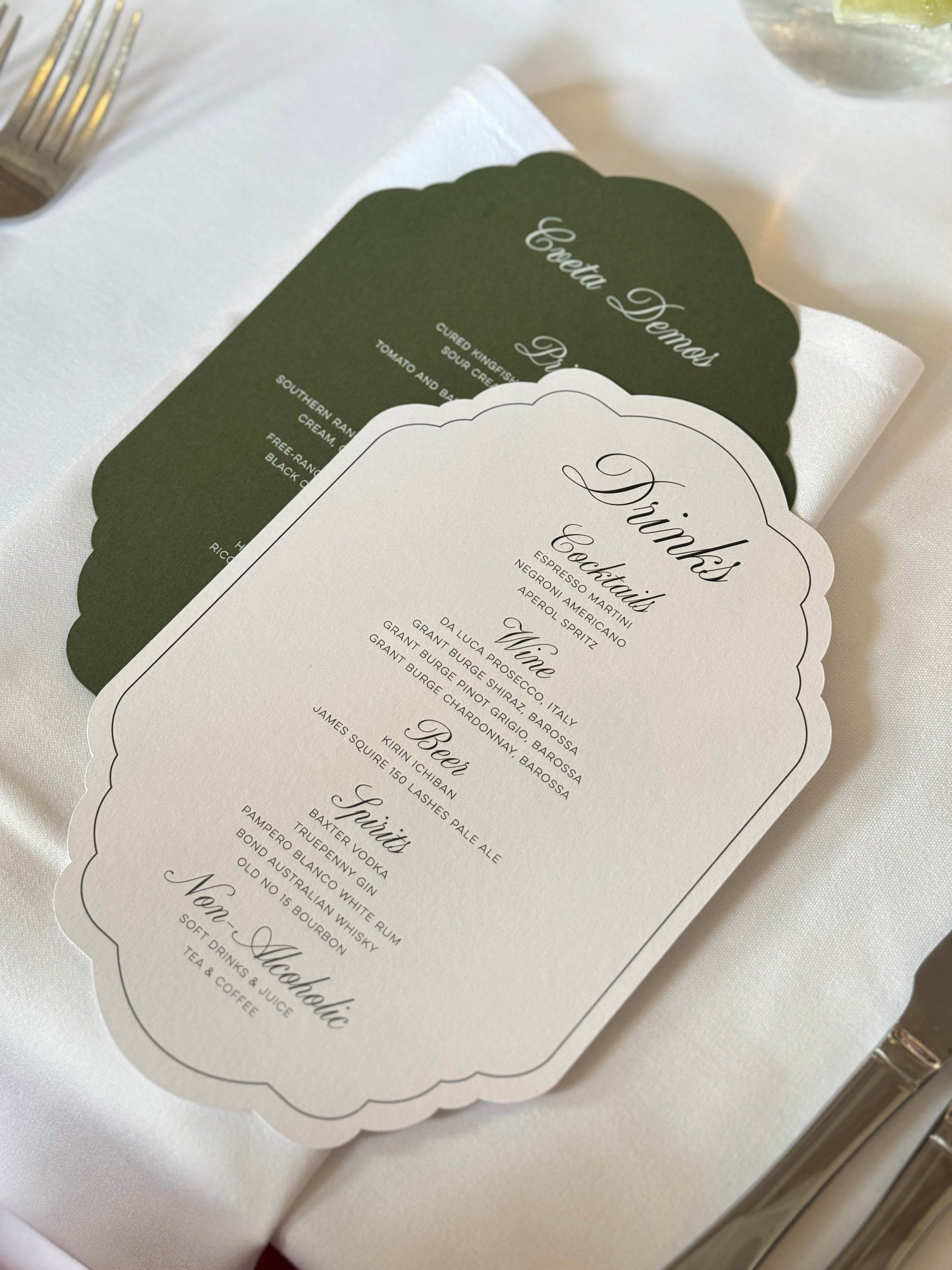 Menus