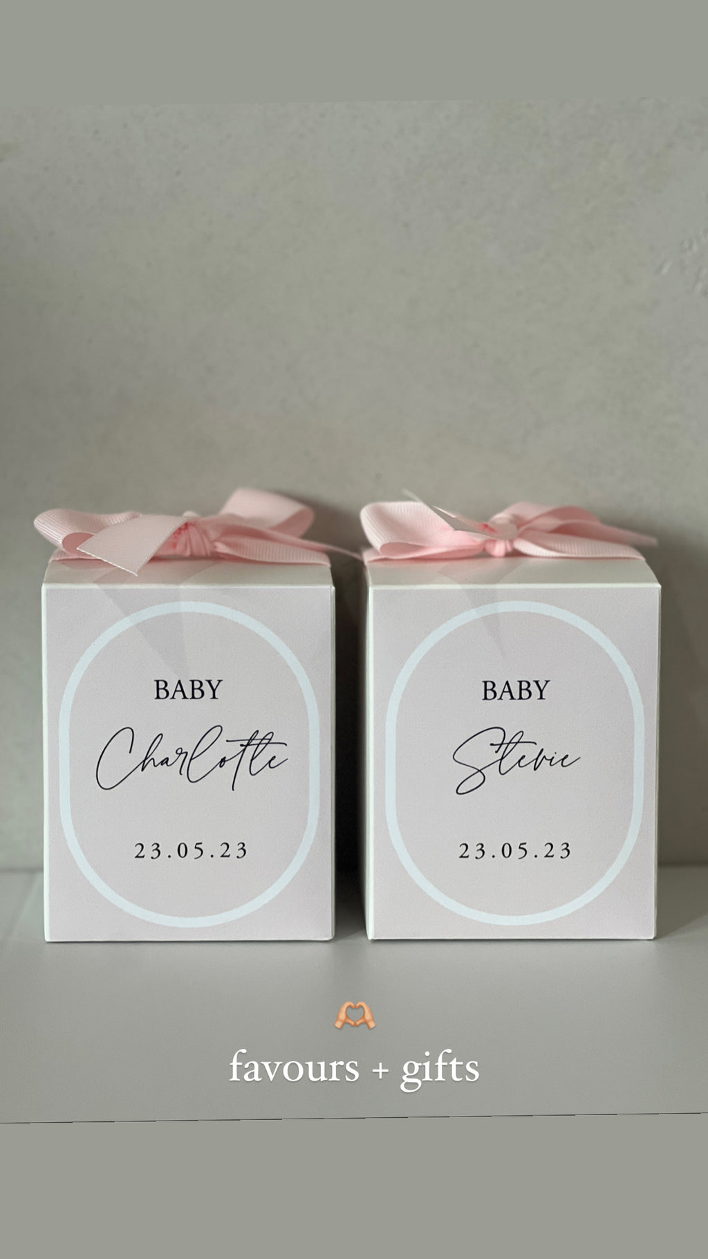 Custom Guest Favour Box | Empty or Filled