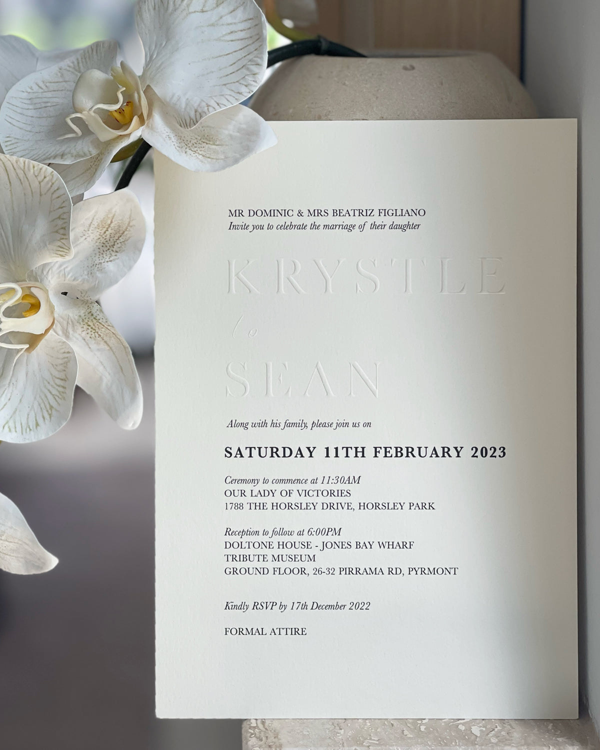 Krystle | Wedding Invitation