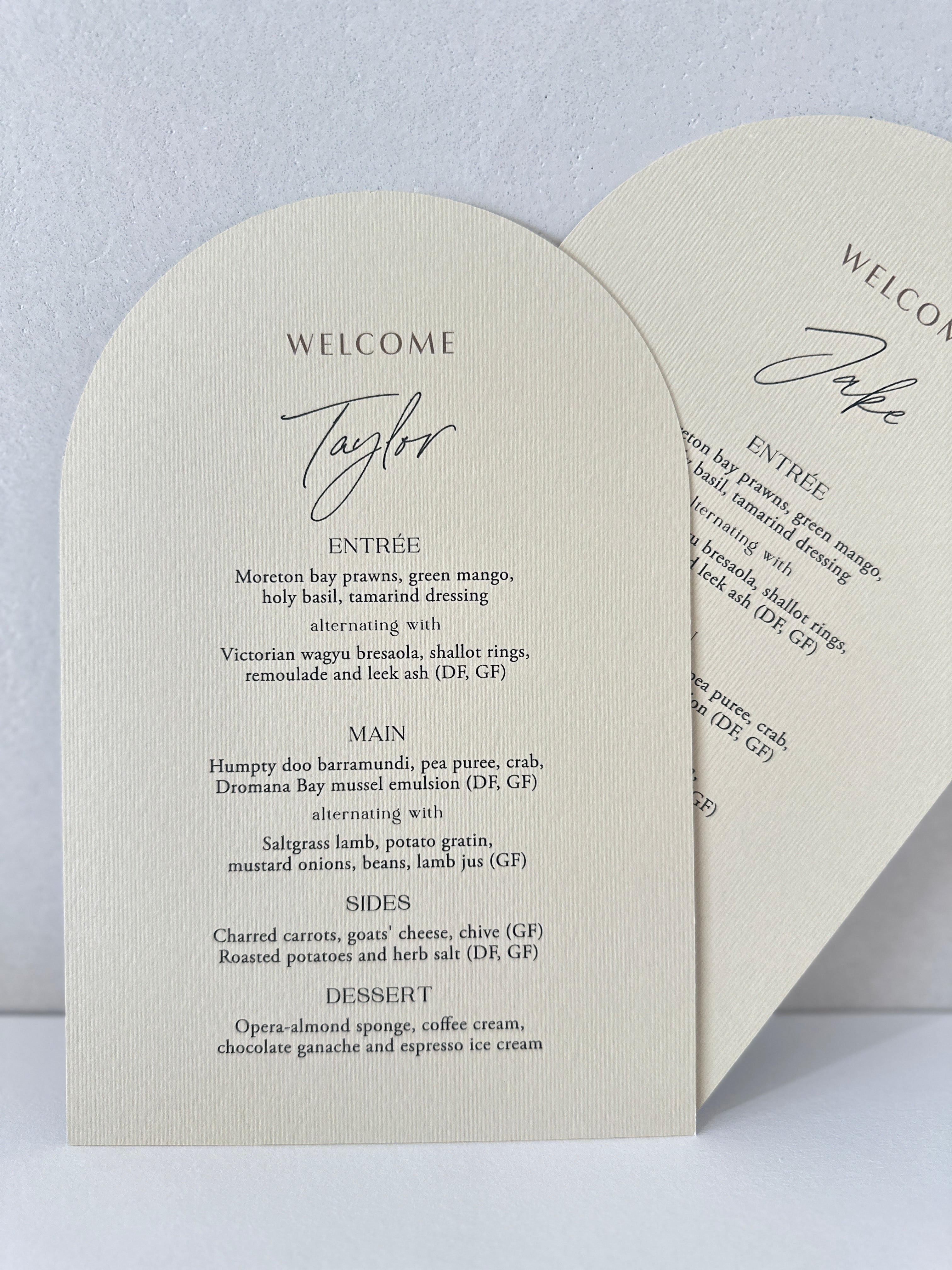Taylor | Guest Menu