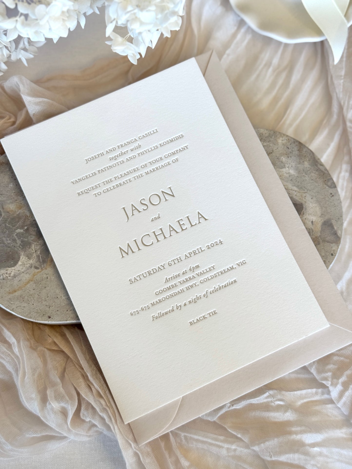 Michaela | Wedding Invitation