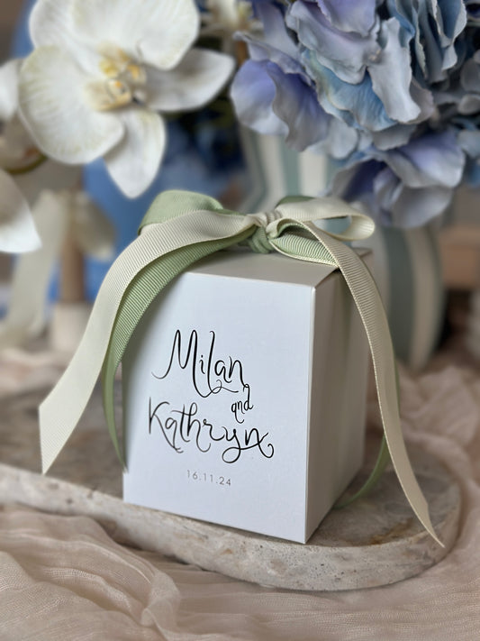 Custom Guest Favour Box | Empty or Filled