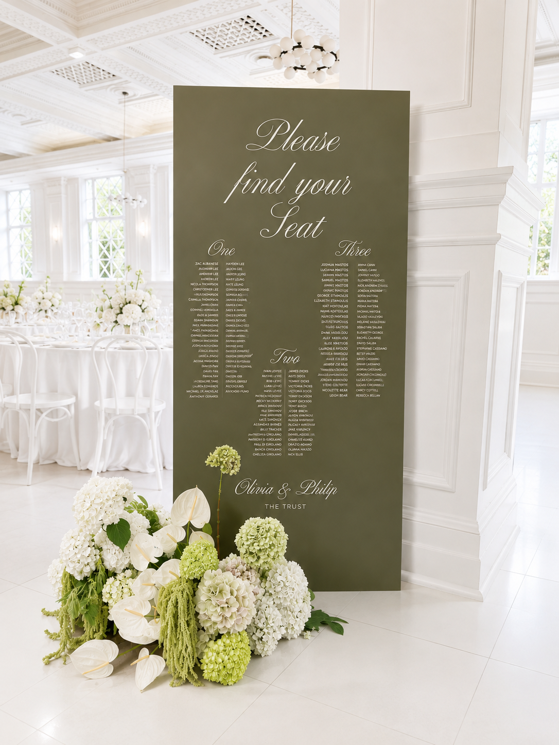 Olivia | Seating Board