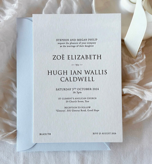 Zoë | Wedding Invitation