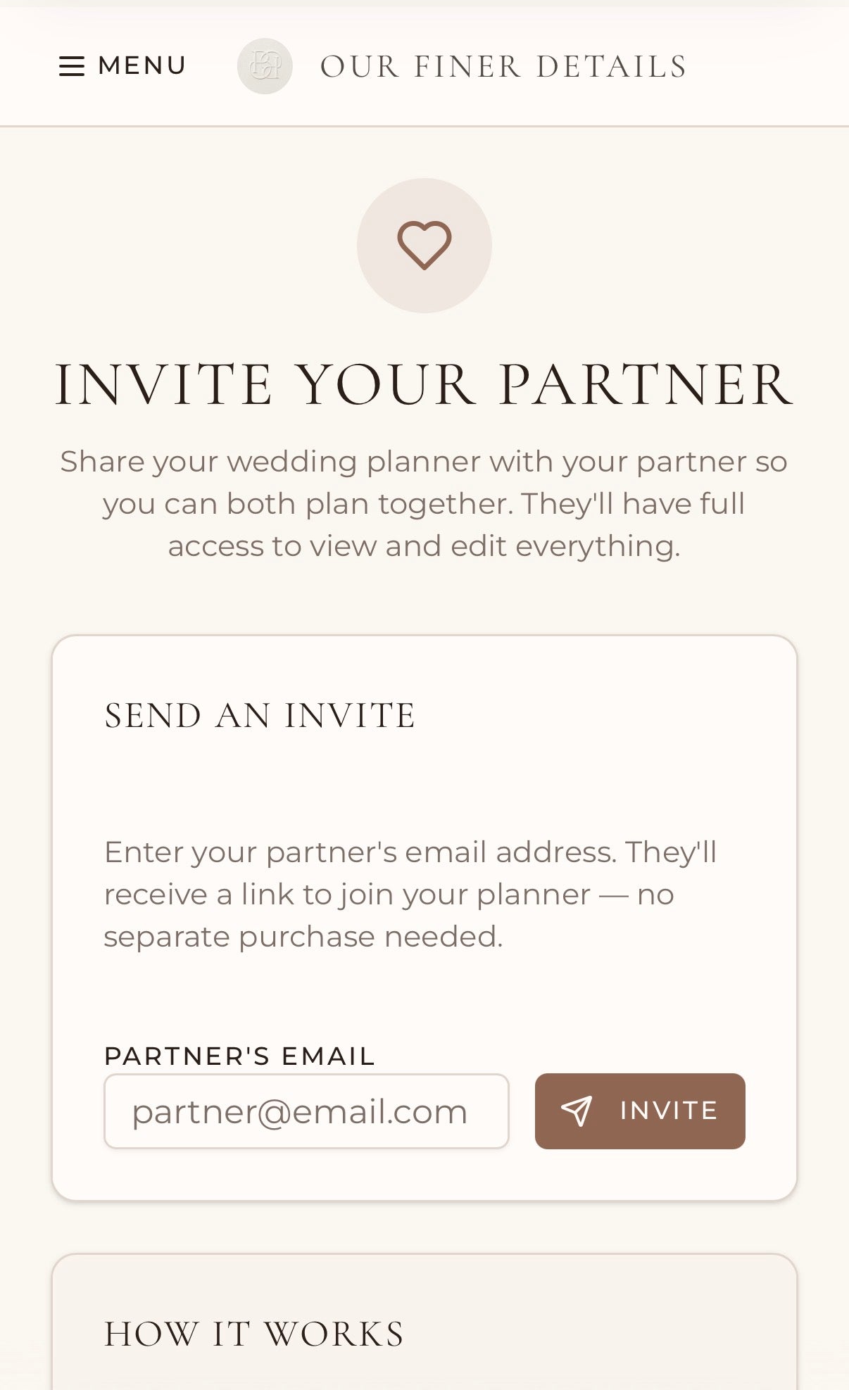 Digital Wedding Planner & Guest RSVP Portal *Launch Price*