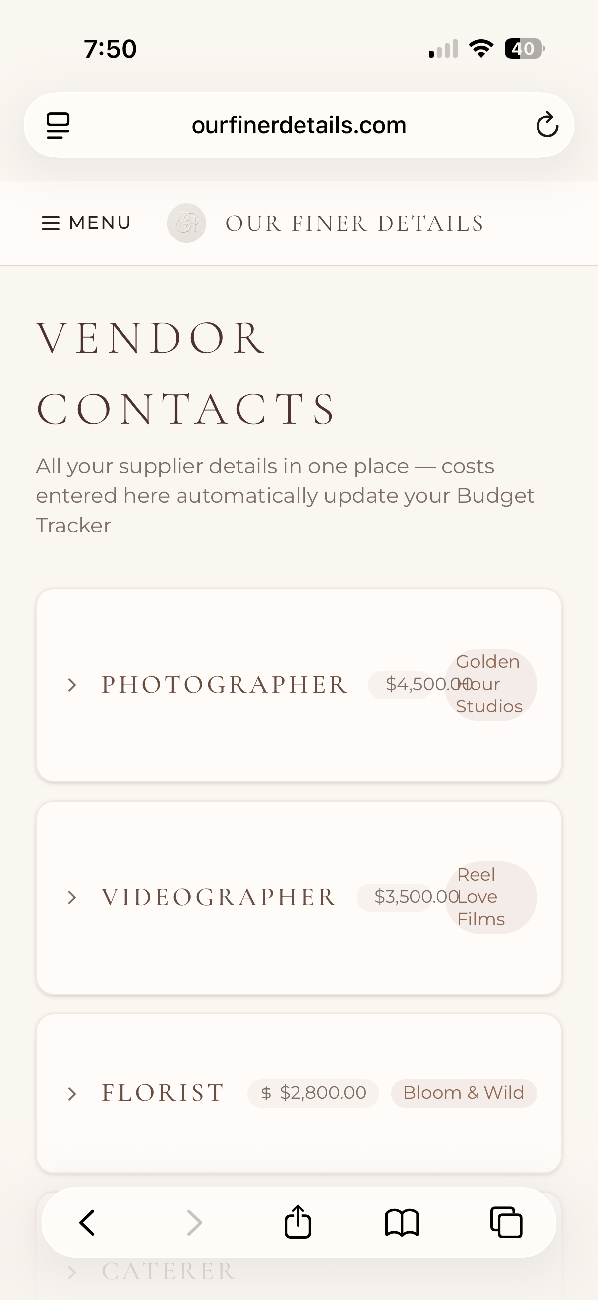Digital Wedding Planner & Guest RSVP Portal *Launch Price*