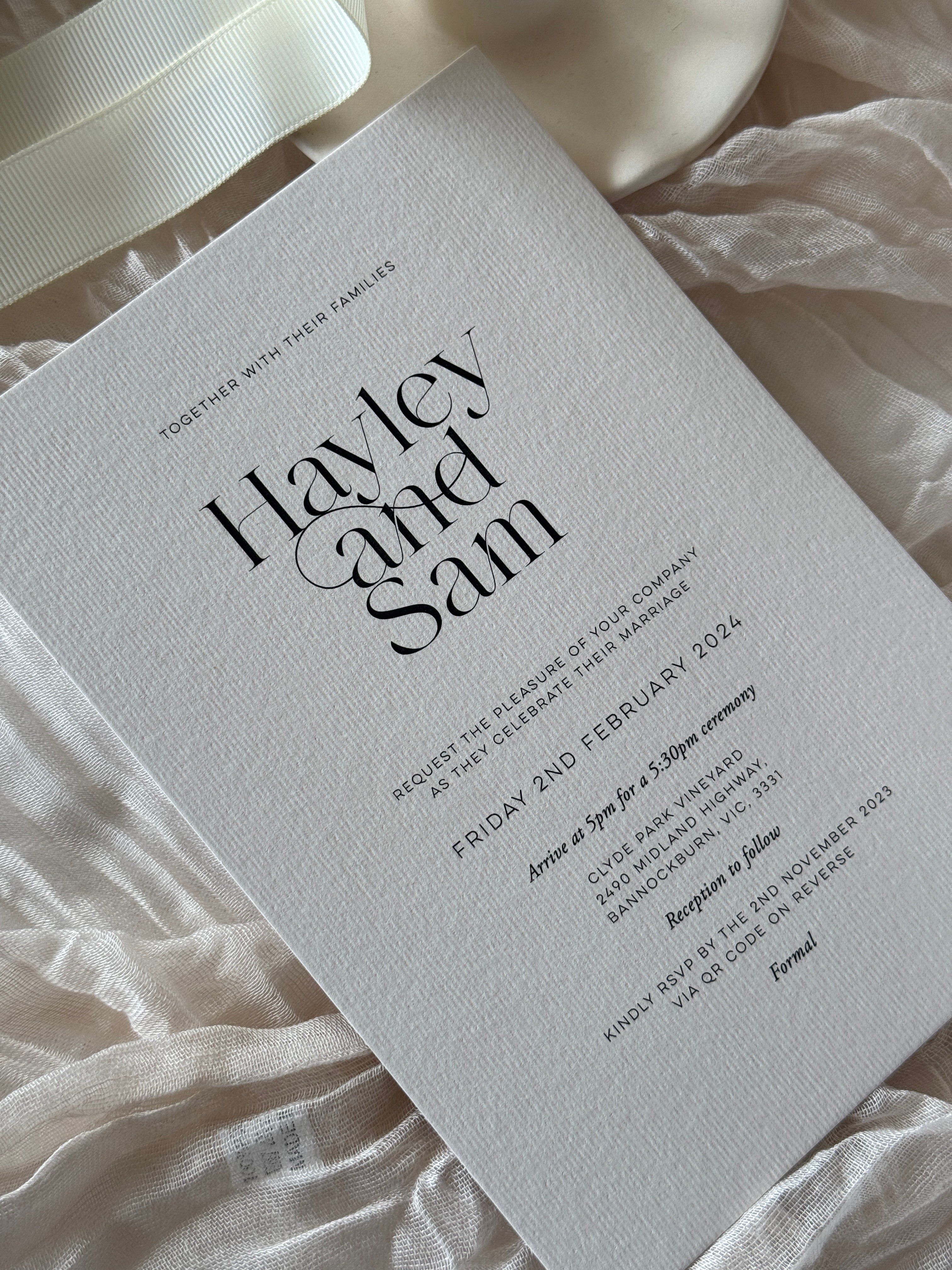 Haylee | Wedding Invitation
