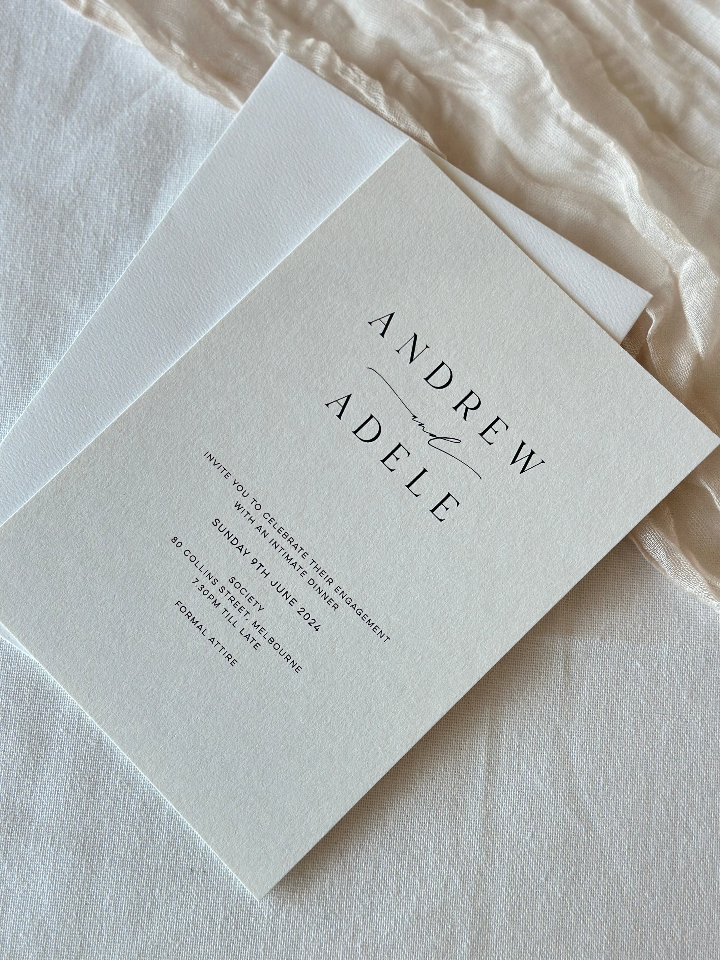 Adele | Wedding / Engagement Invitation