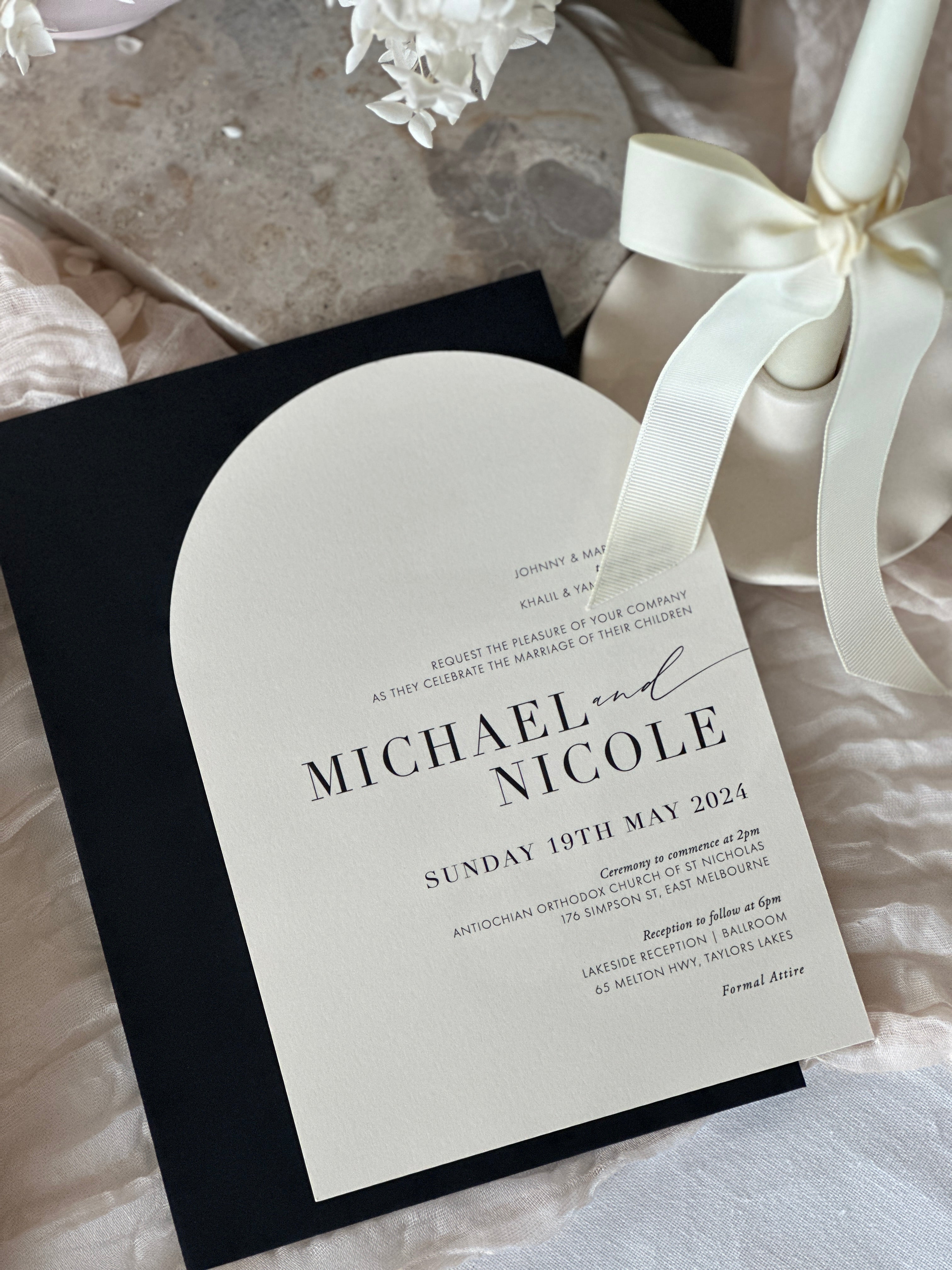 Monochrome_Blackandwhite_Wedding_Invitation_Bold_Luxe_Affordable ...