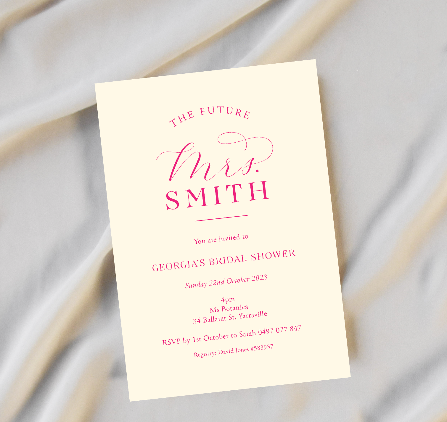 Georgia | Bridal Shower Invitation