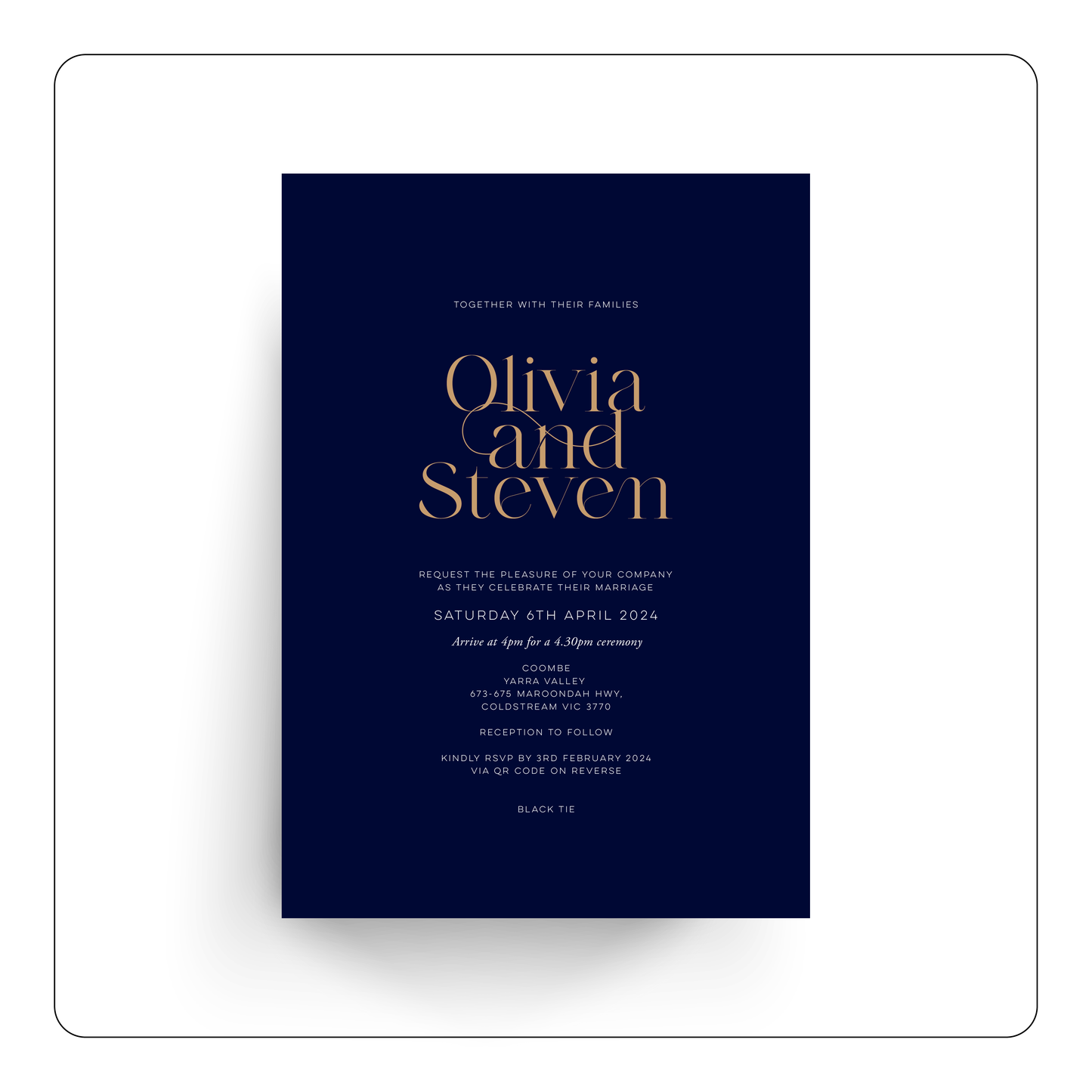 Olivia | Wedding Invitation