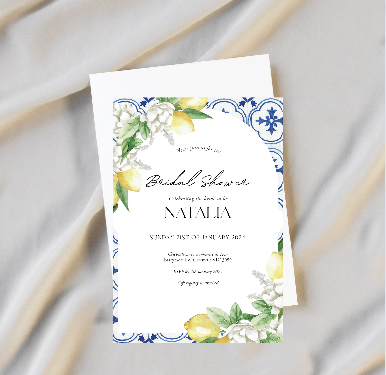 Natalia | Bridal Shower Invitation