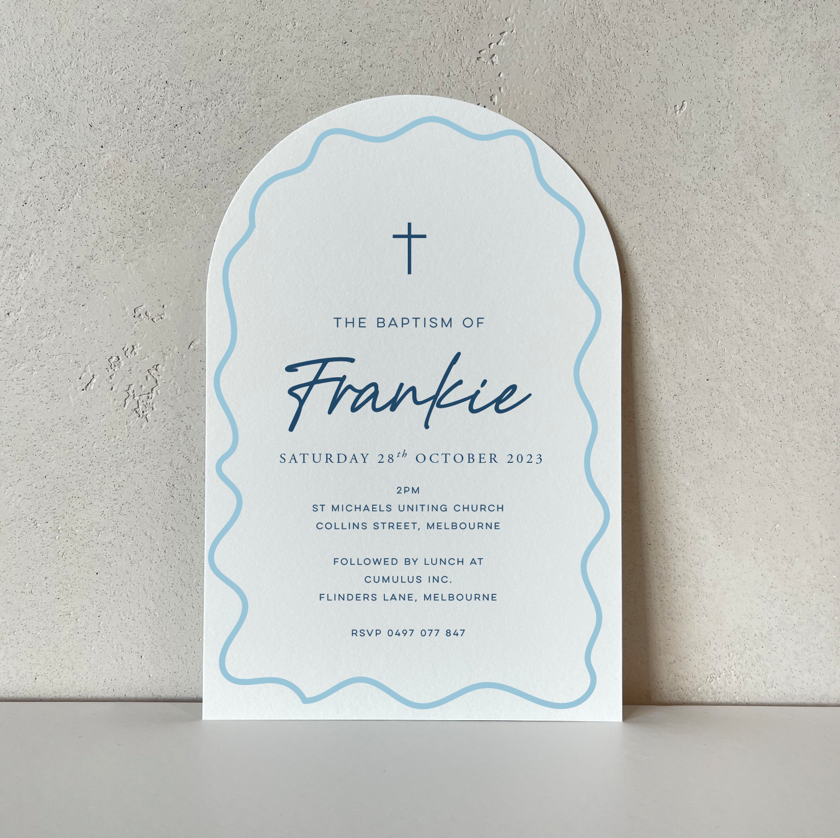 Frankie | Baby Invitation