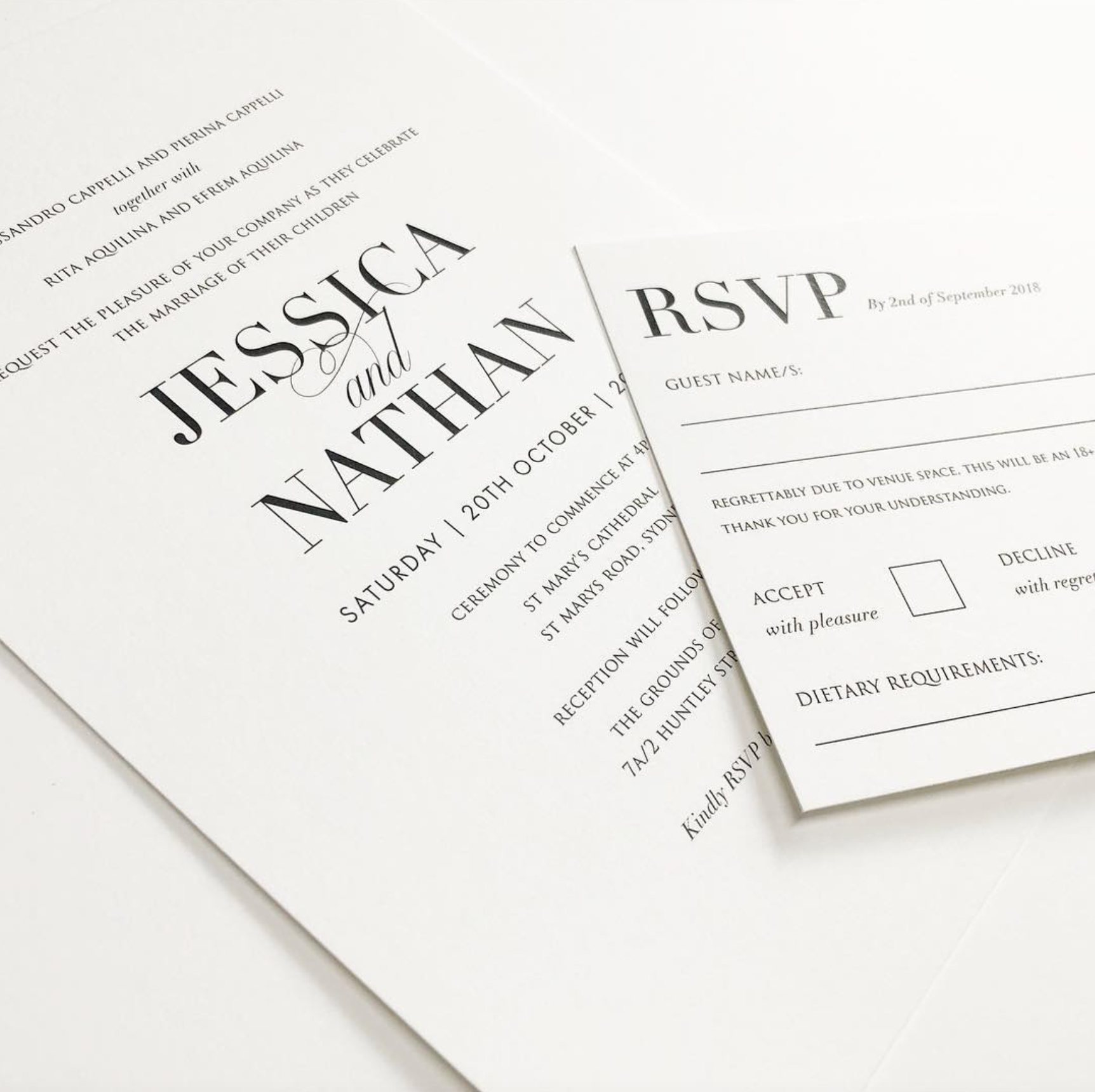 Jessica | Wedding Invitation