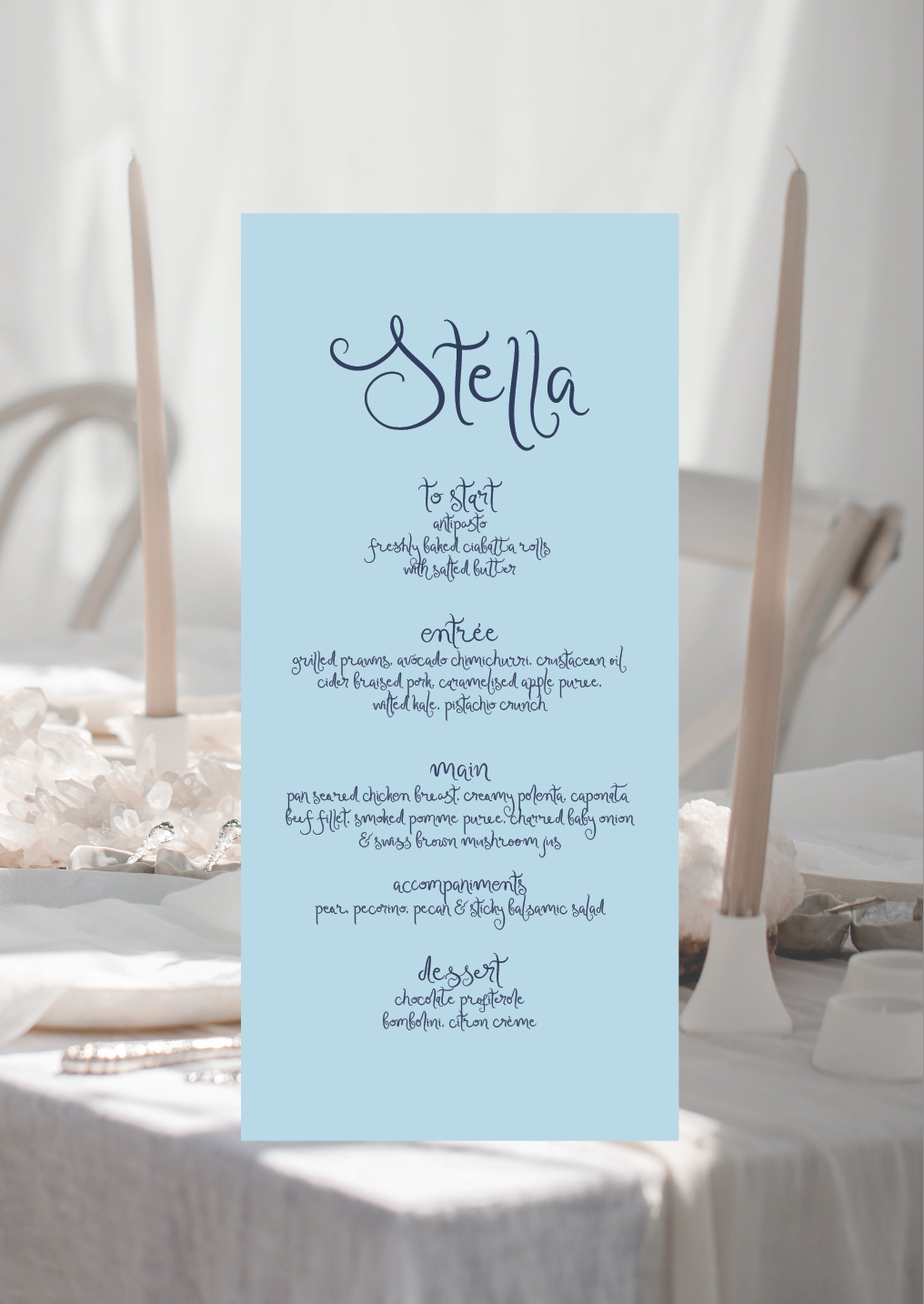 Stella | Menu Thin
