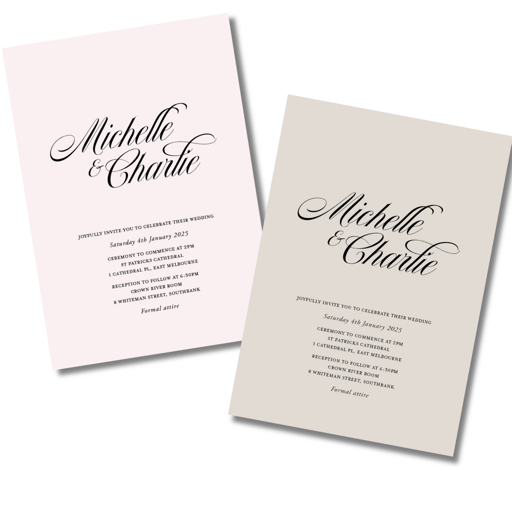 Michelle | Wedding Invitation