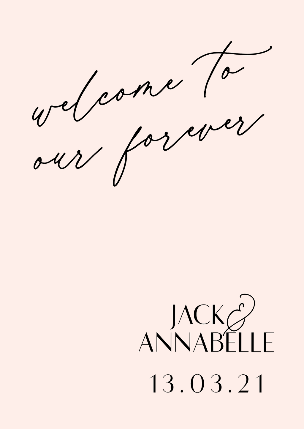 Annabel |Welcome Board