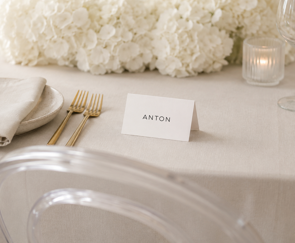 Name Place Cards - Minimal