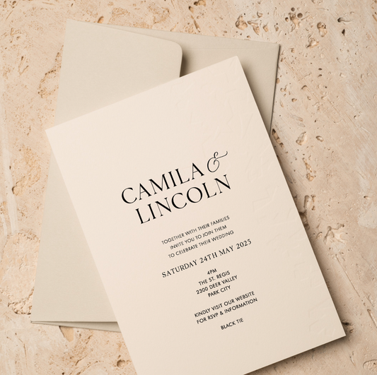 Camila | Wedding Invitation