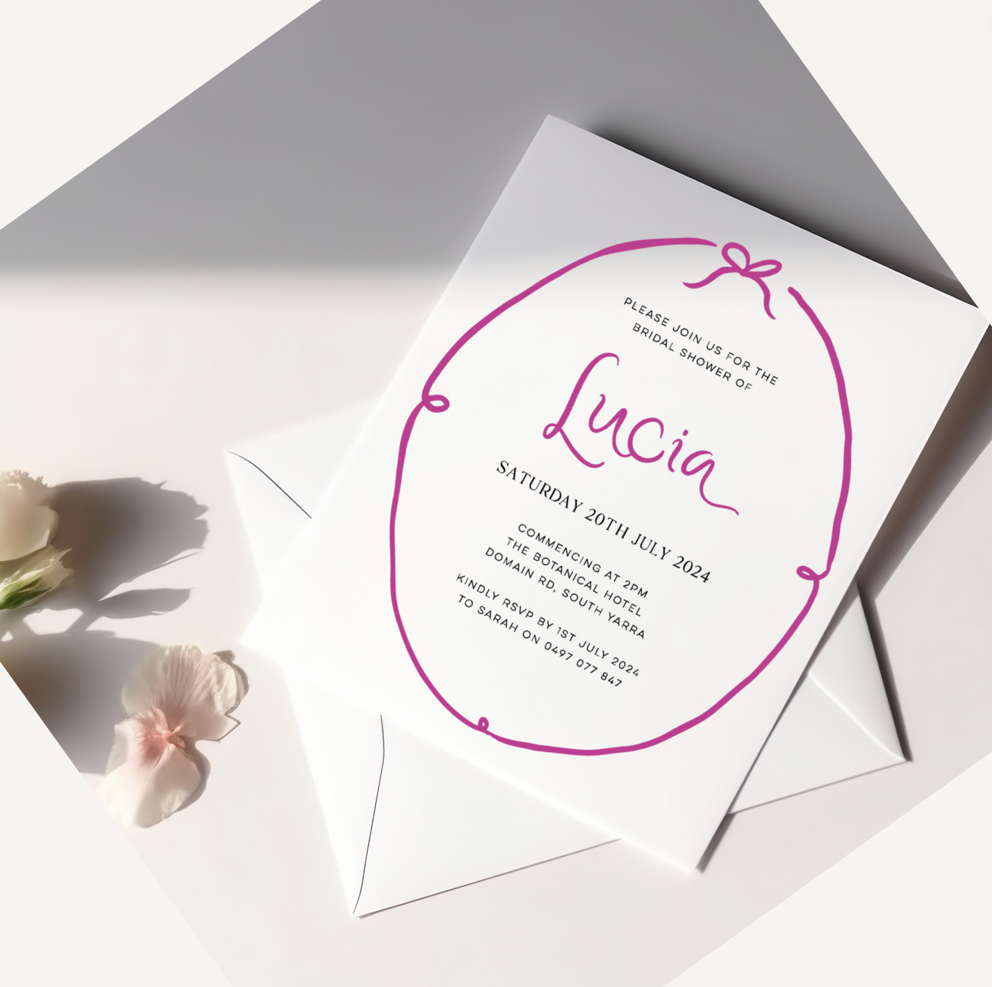 Lucia | Bridal Shower Invitation