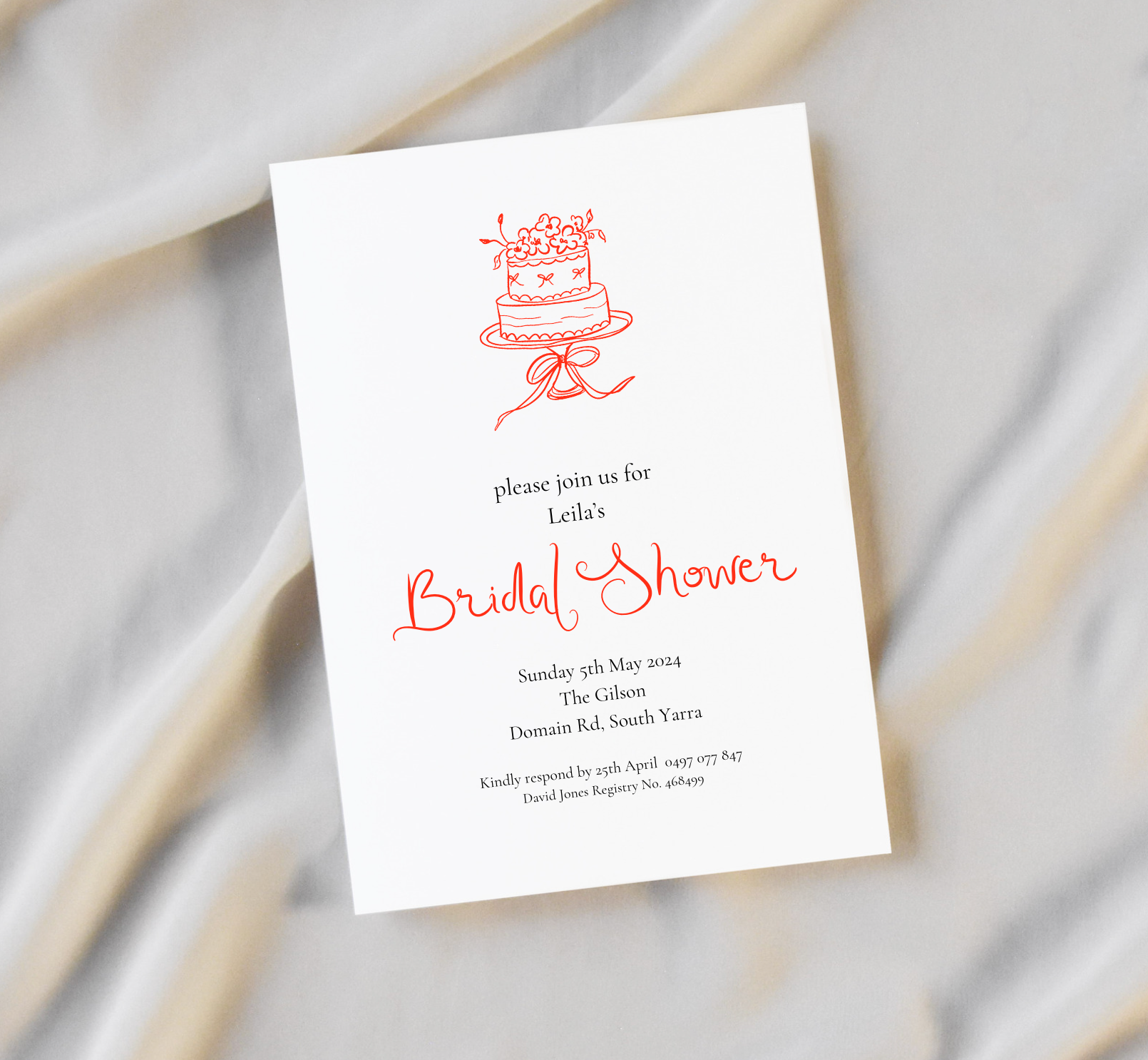 Leila | Bridal Shower Invitation