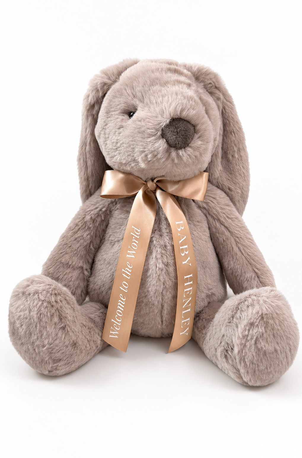 Latte Bunny | Personalised Ribbon Collar