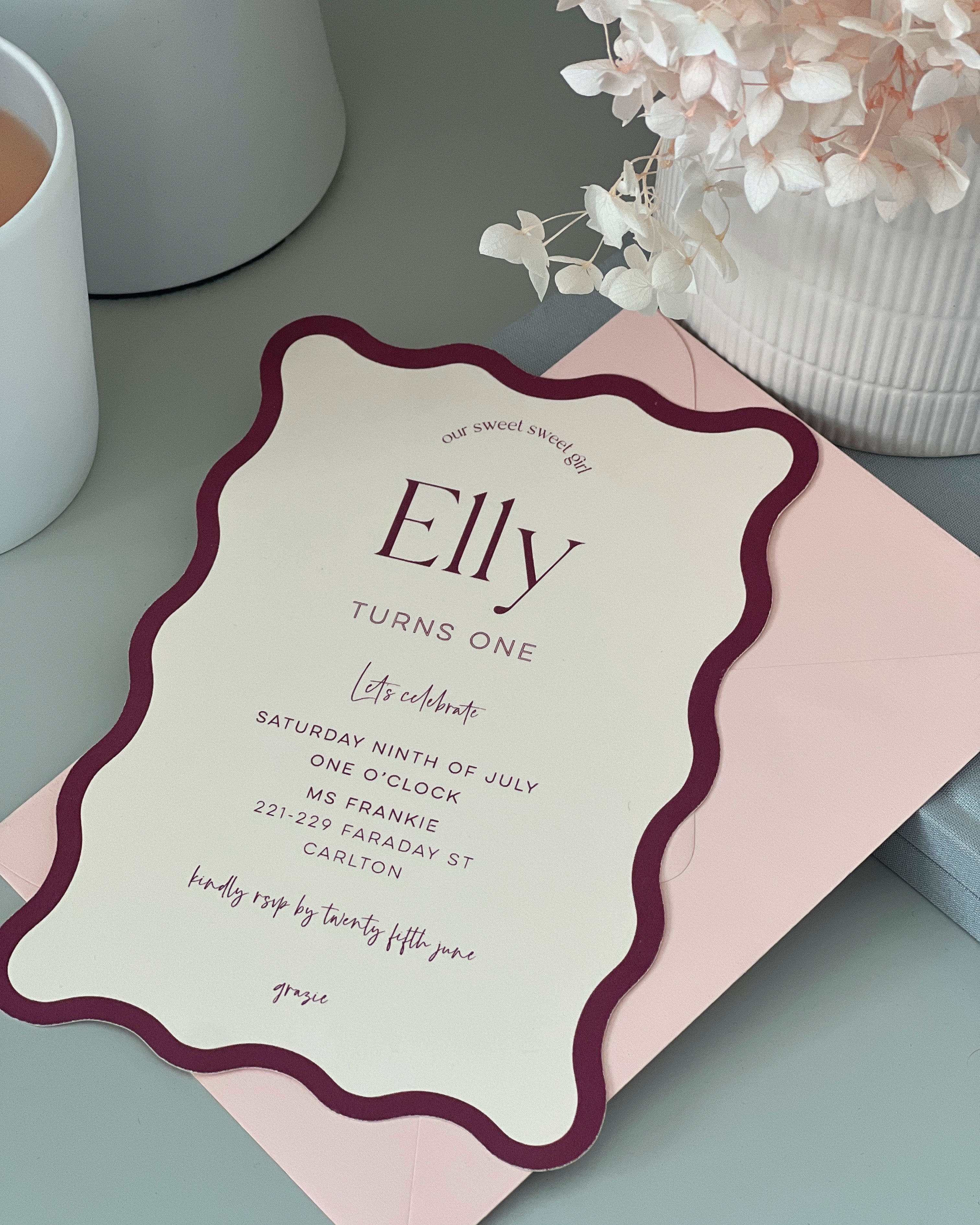Elly | Baby Invitation