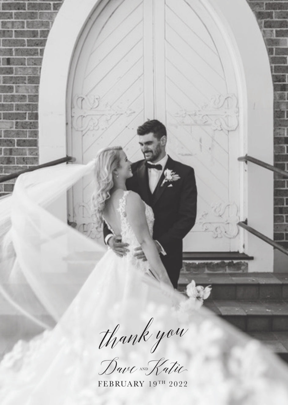 Wedding Thank You Cards (customise to suit you)