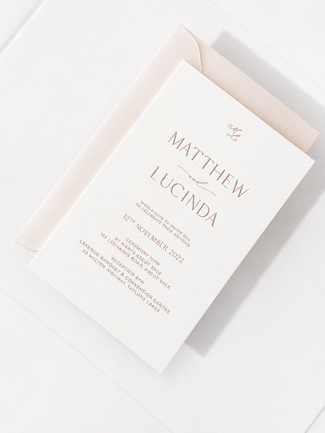 Lucinda | Wedding Invitation