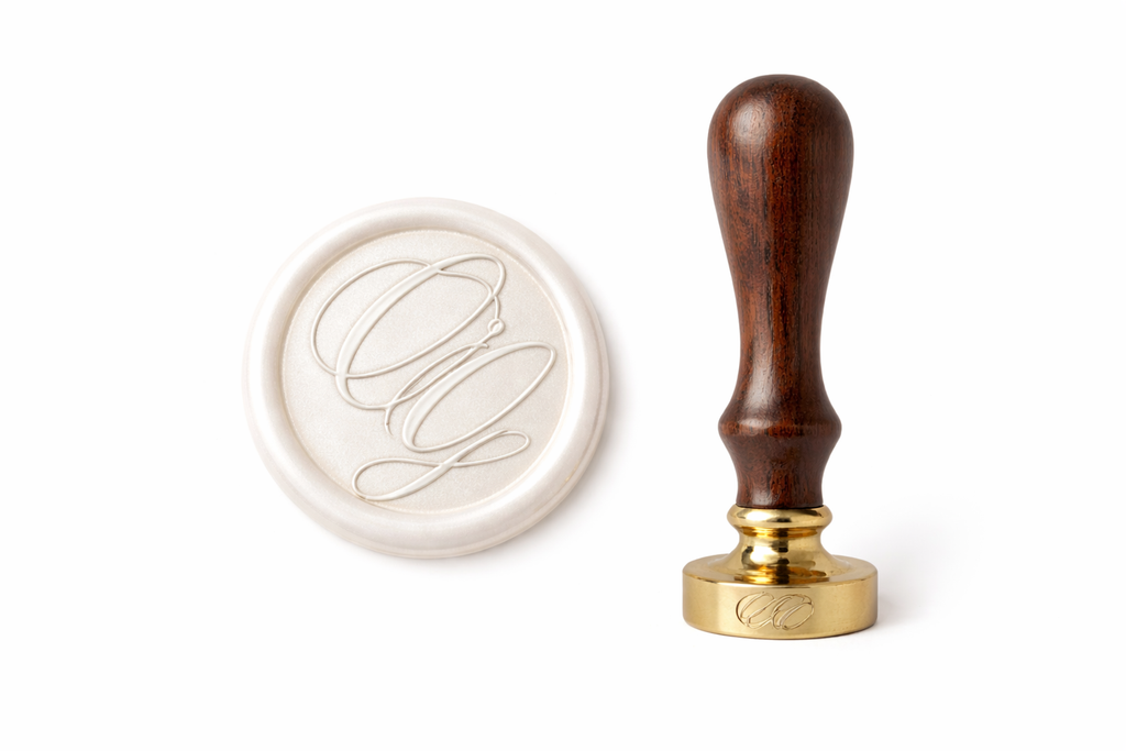 25mm Wax Seals with Custom Stamp | adhesive backing (50pack)