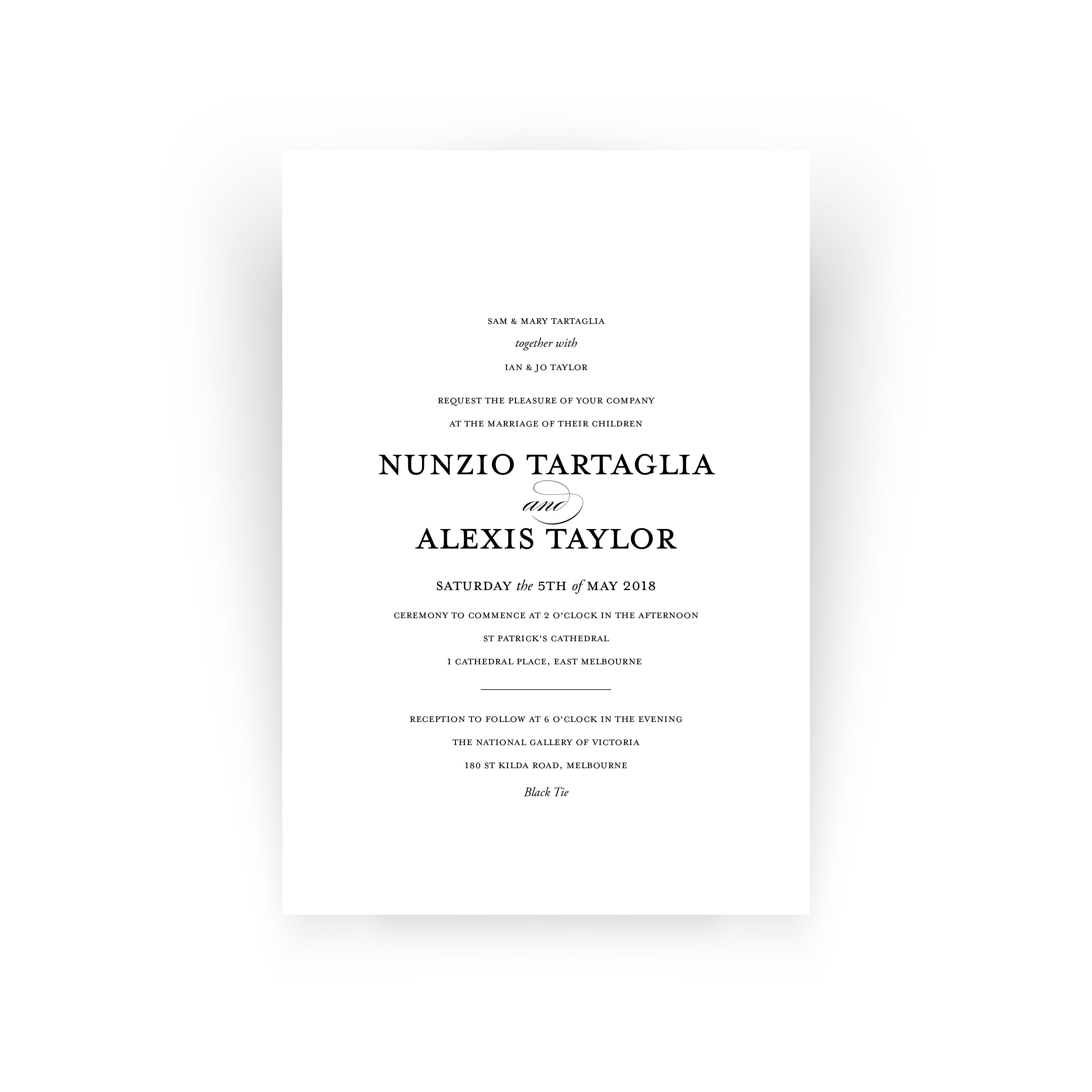 Alexis | Wedding Invitation