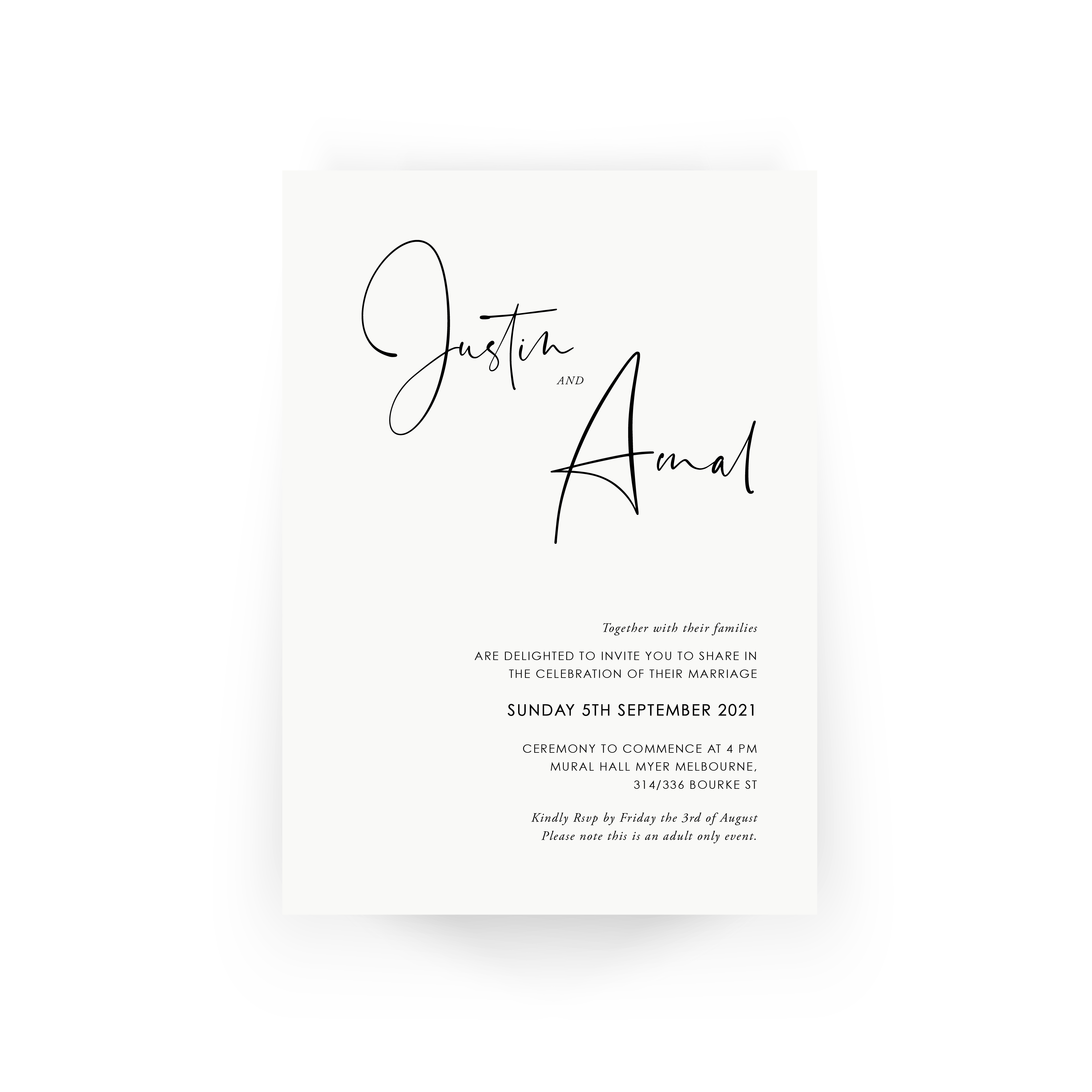 Amal | Wedding Invitation