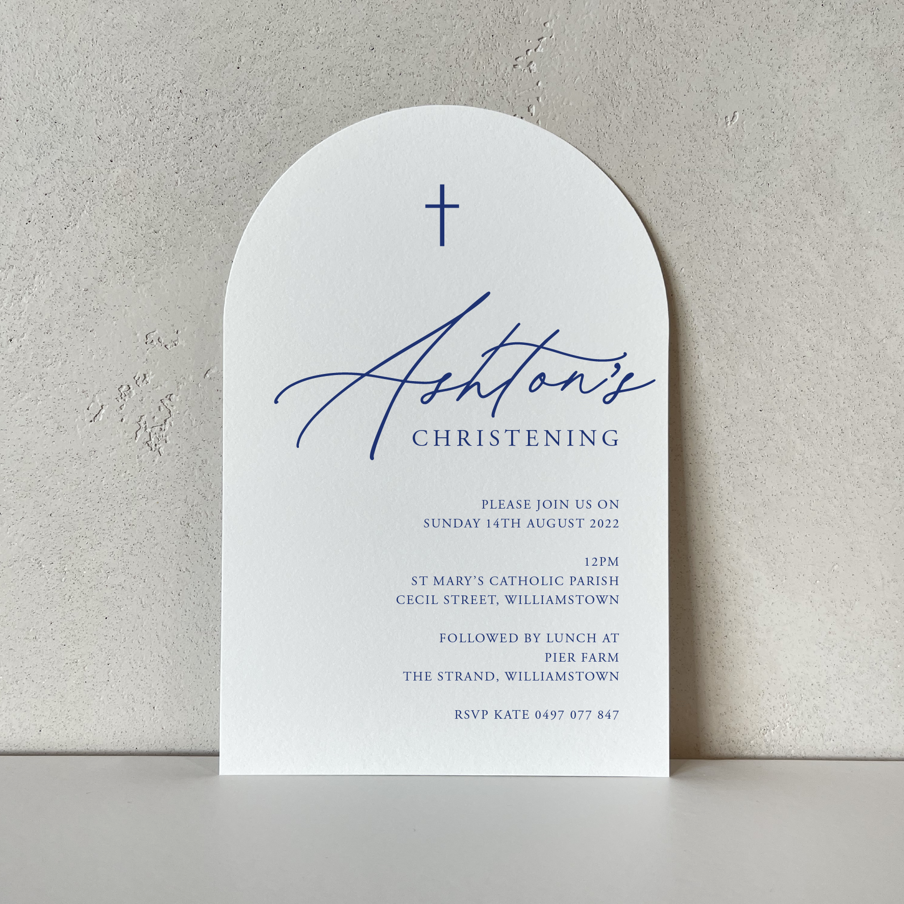 Ashton | Baby Invitation