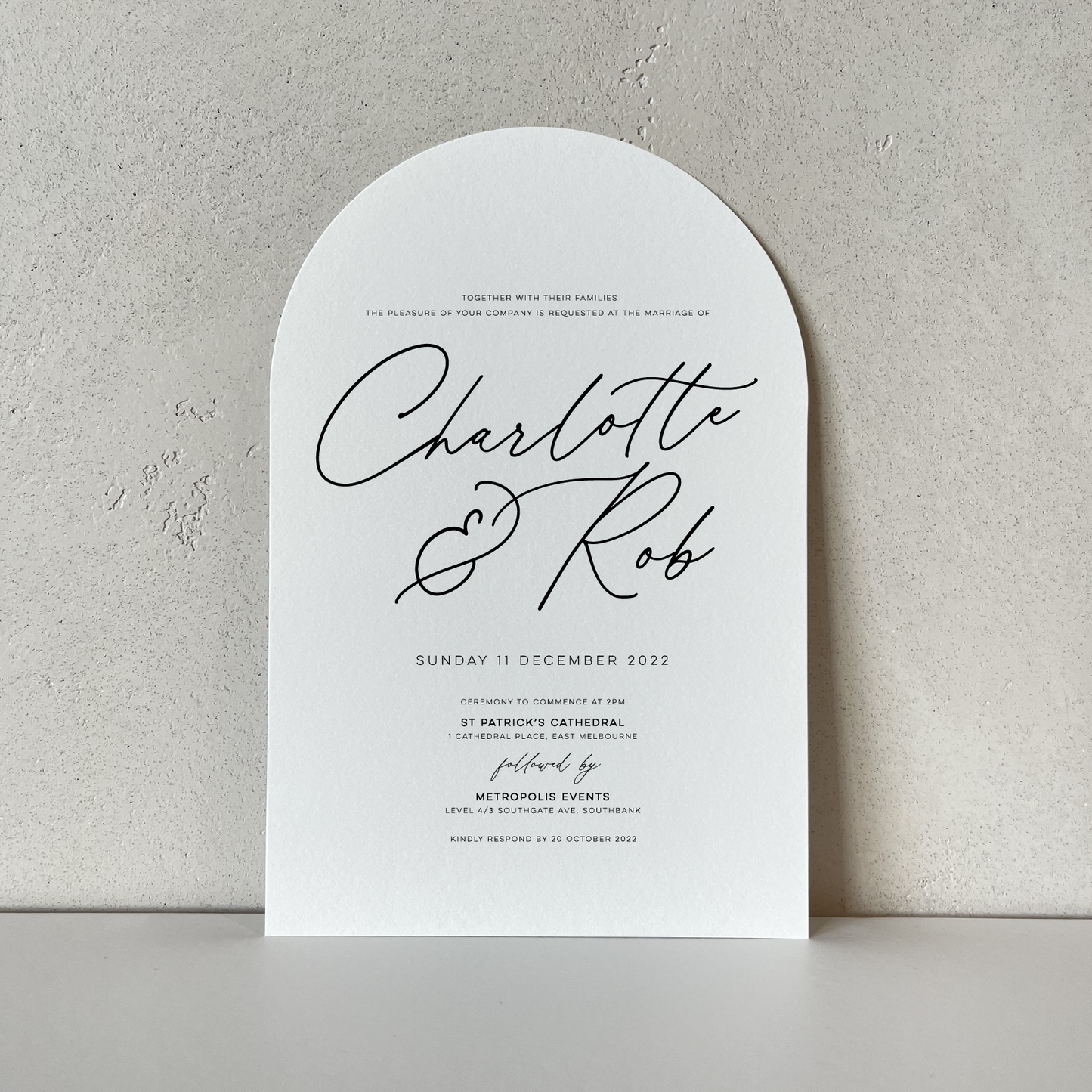 Charlotte | Wedding Invitation