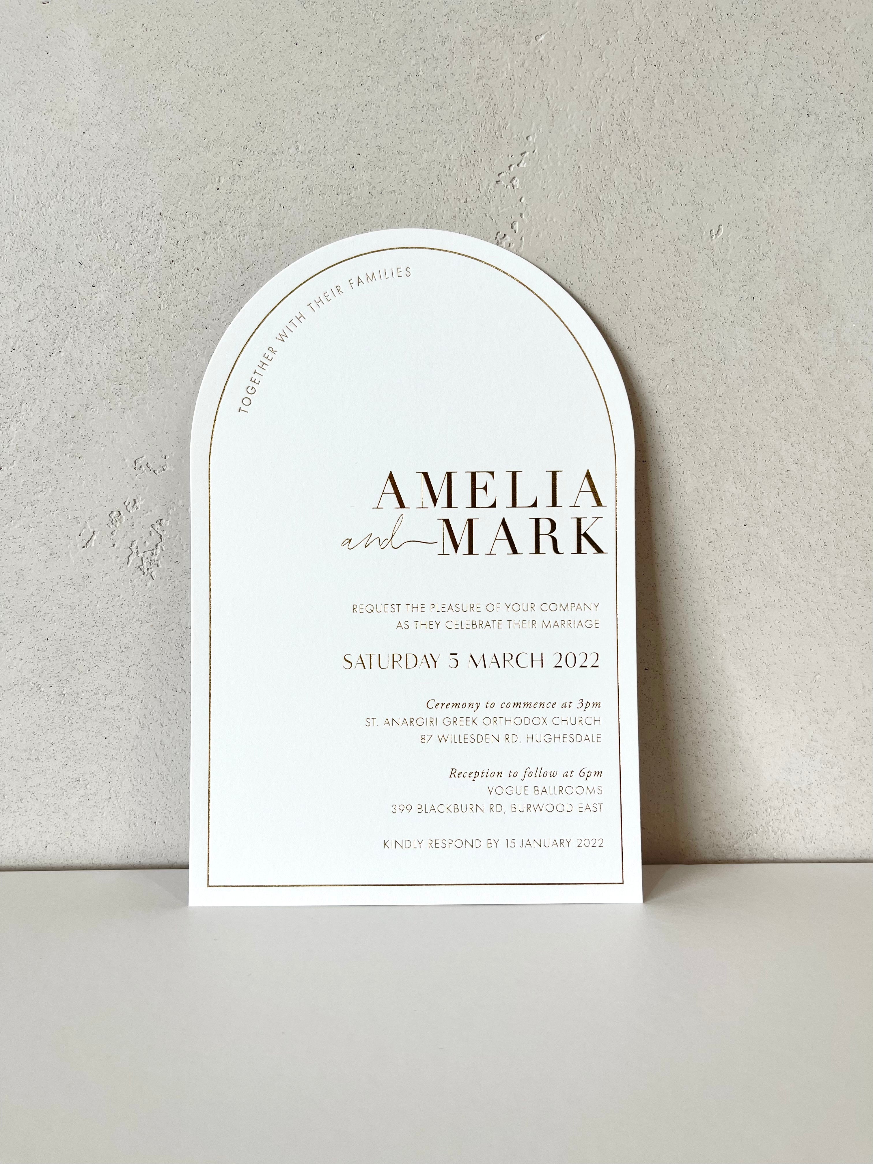 Amelia | Wedding Invitation