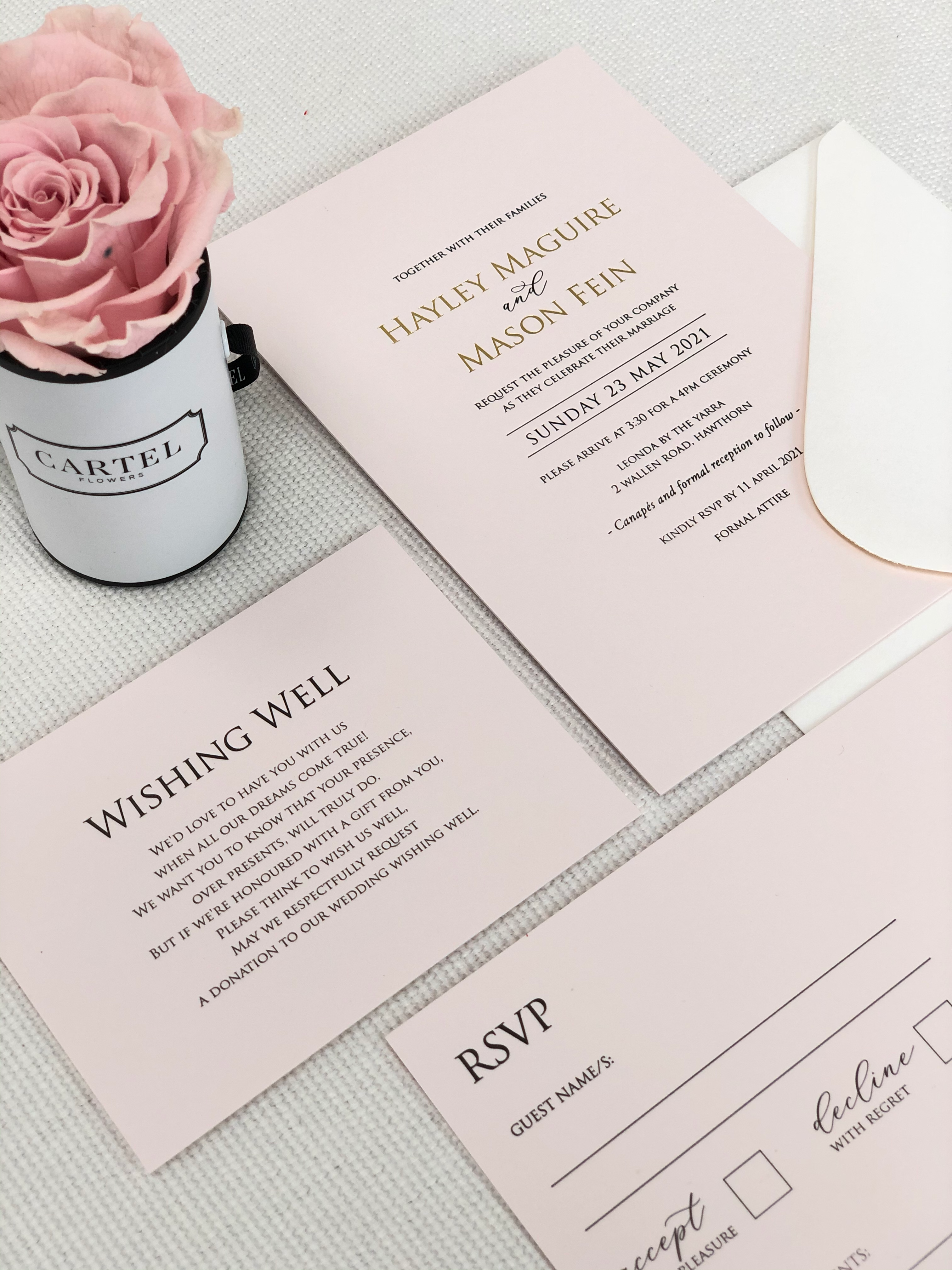 Hayley | Wedding Invitation