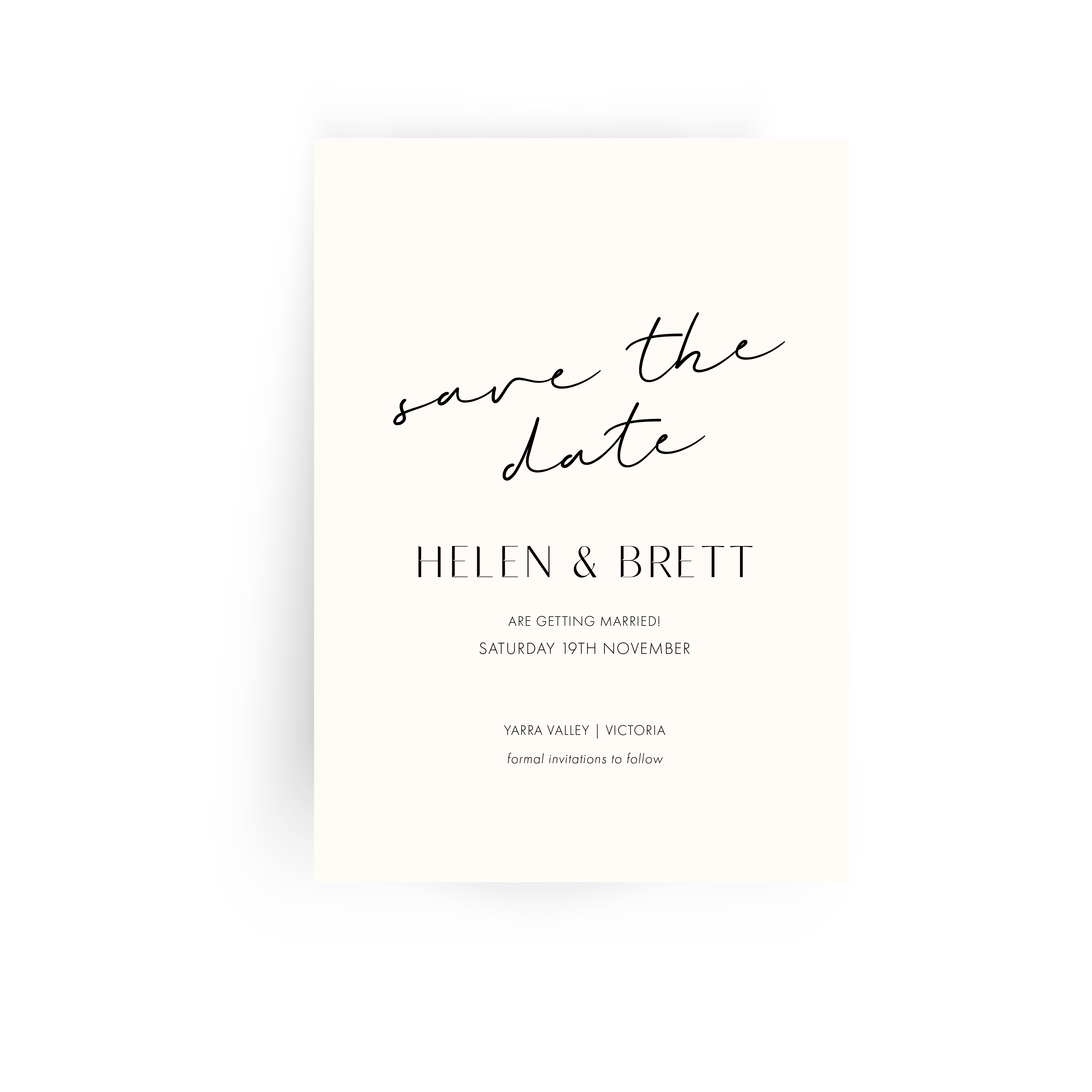 Helen | Save the Date Invitation