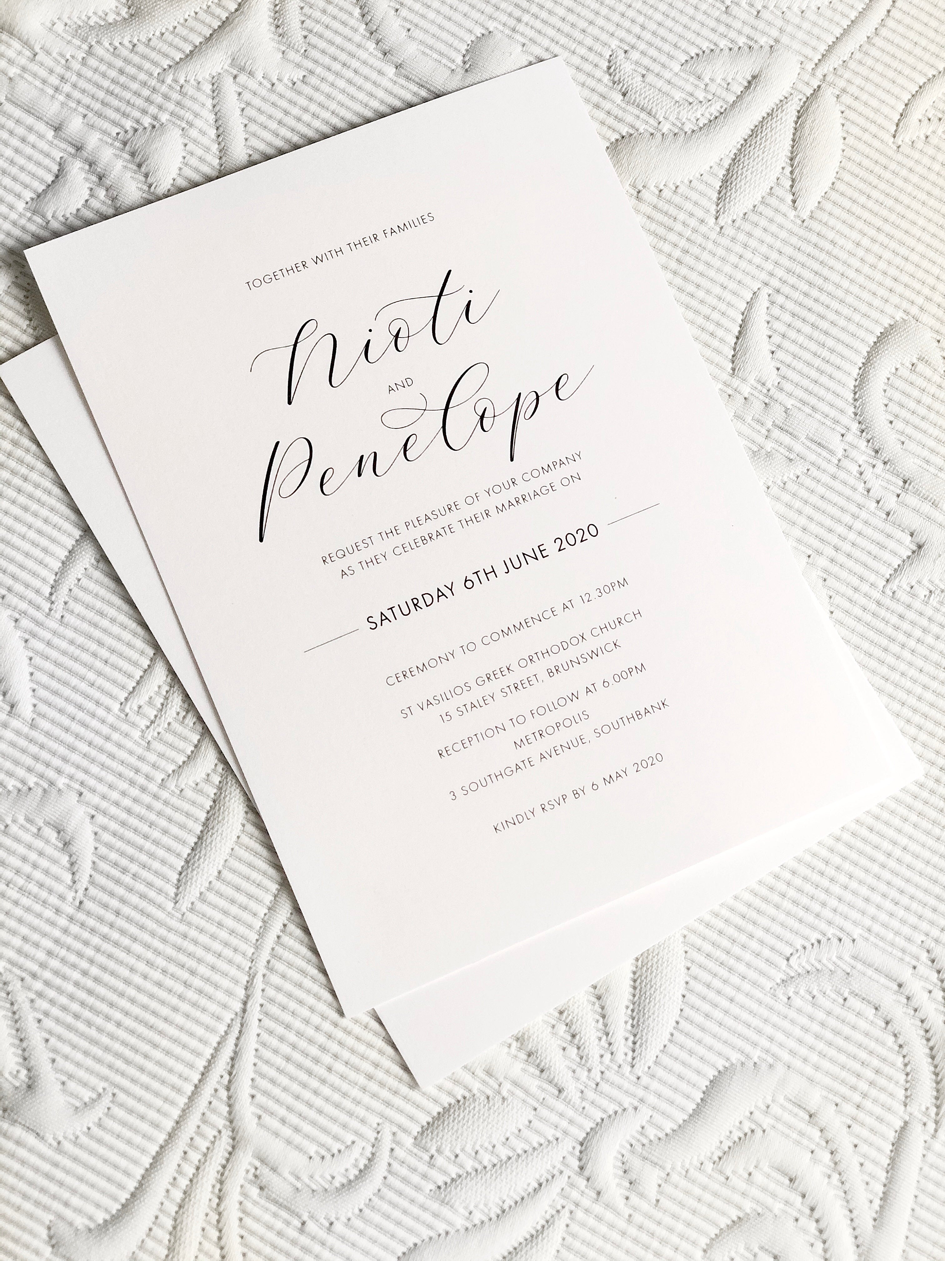 Natalie | Wedding Invitation