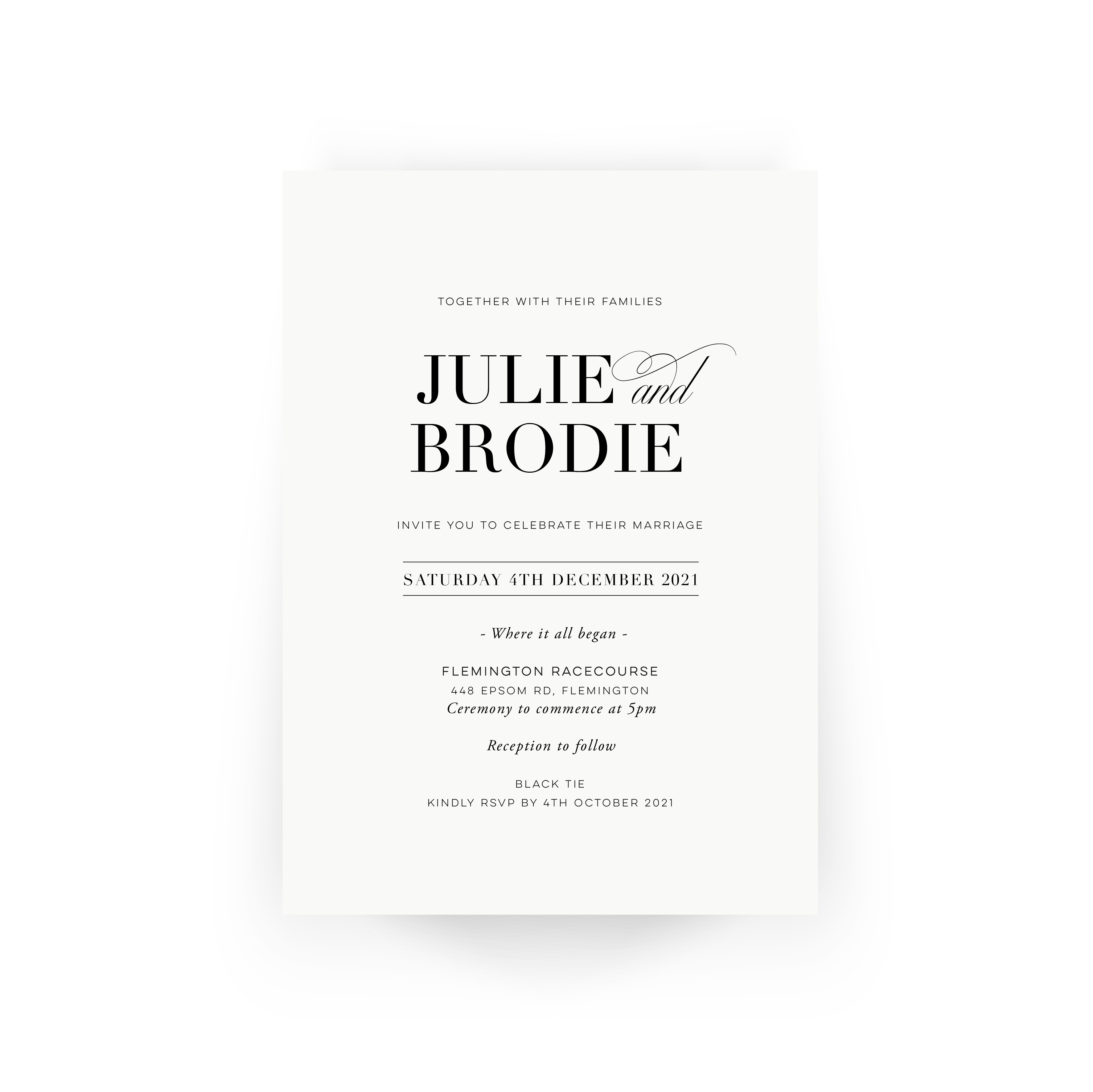 Julie | Wedding Invitation