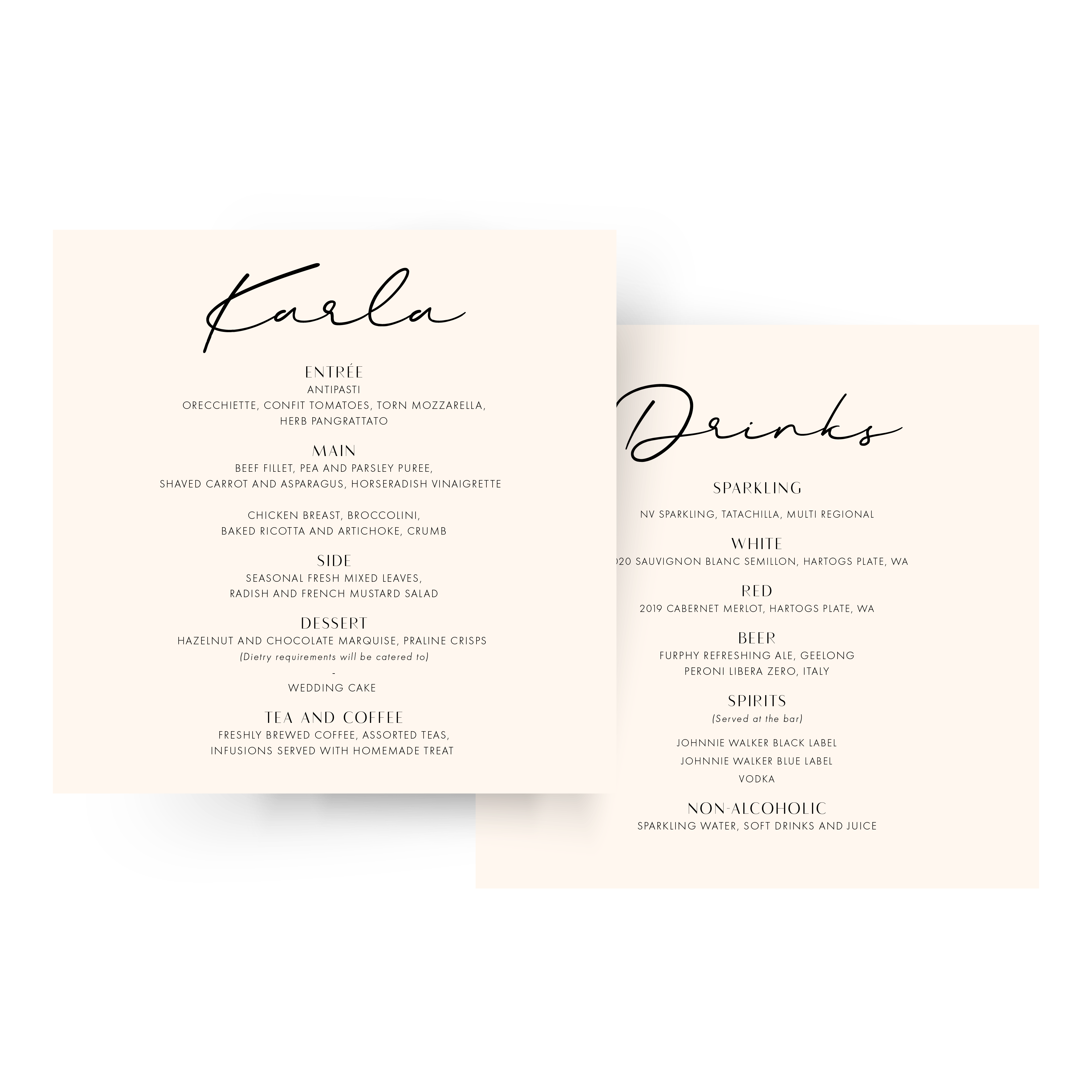 Karla | Guest Menu