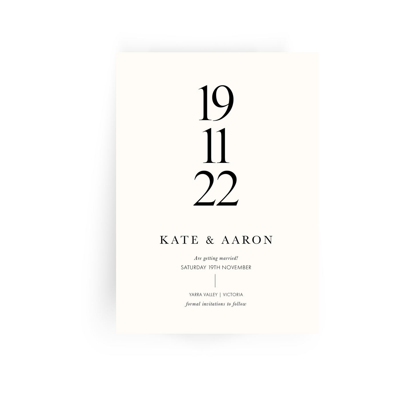 Kate | Save the Date Invitation