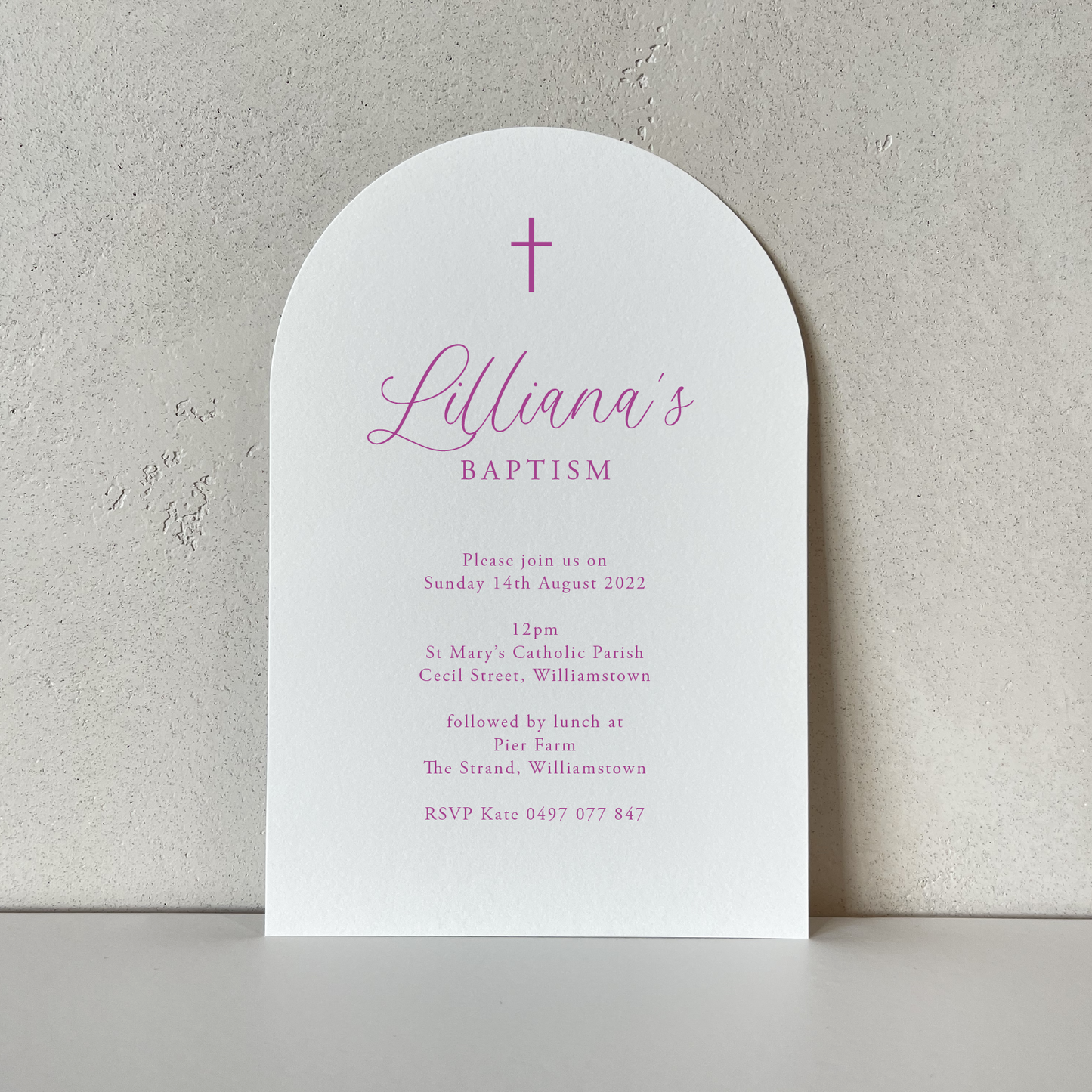 Lilliana | Baby Invitation